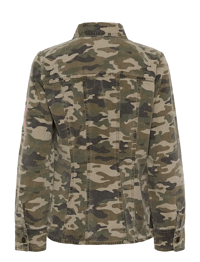 Culture - CUcamilja Shirt - langærmede skjorter - camouflage - 2