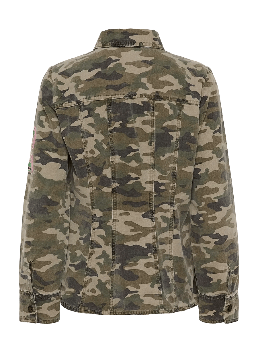 Culture - CUcamilja Shirt - koszule z długimi rękawami - camouflage - 2