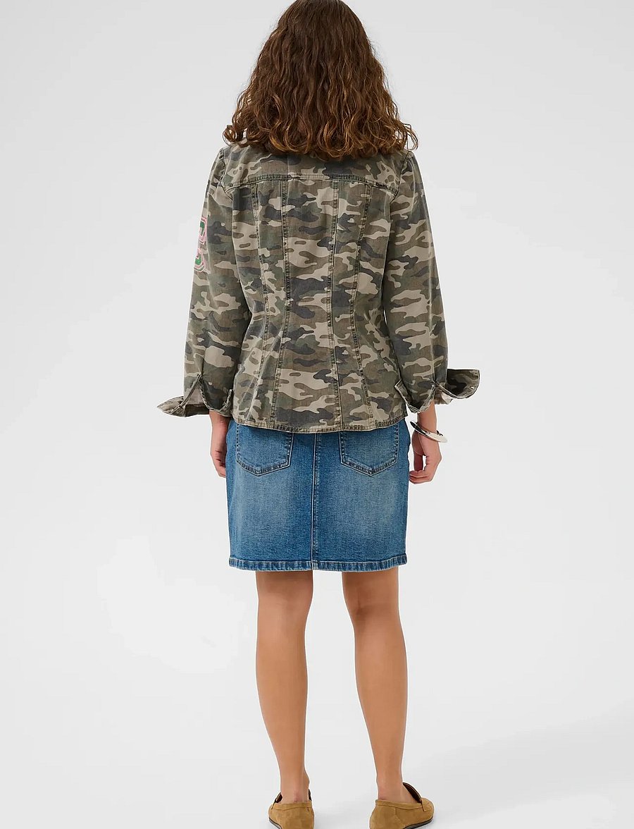 Culture - CUcamilja Shirt - koszule z długimi rękawami - camouflage - 4