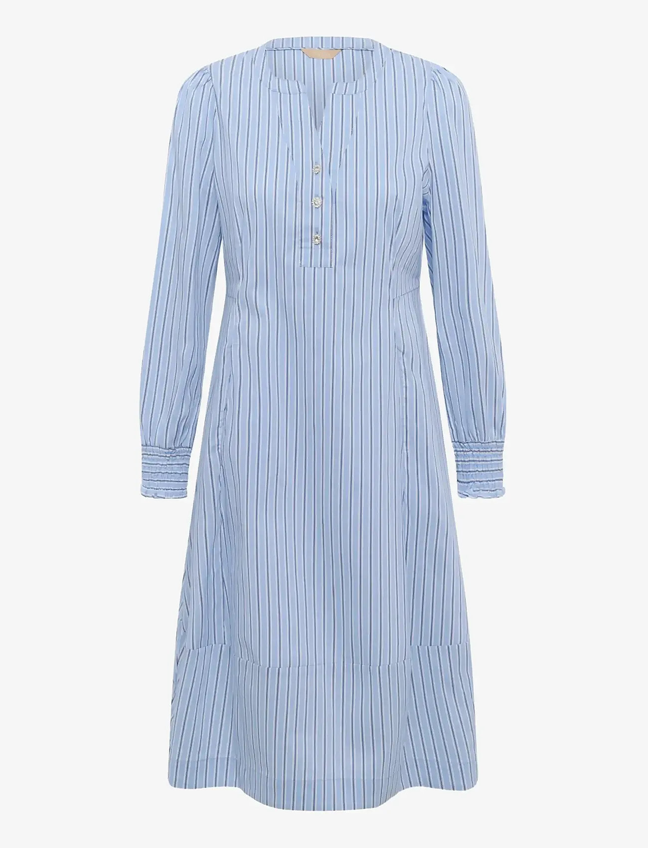 Culture - CUart Dress - midikleider - blue stripe - 1
