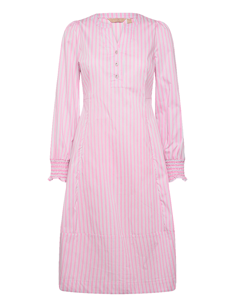 Culture - CUart Dress - midikleider - pink stripe - 0