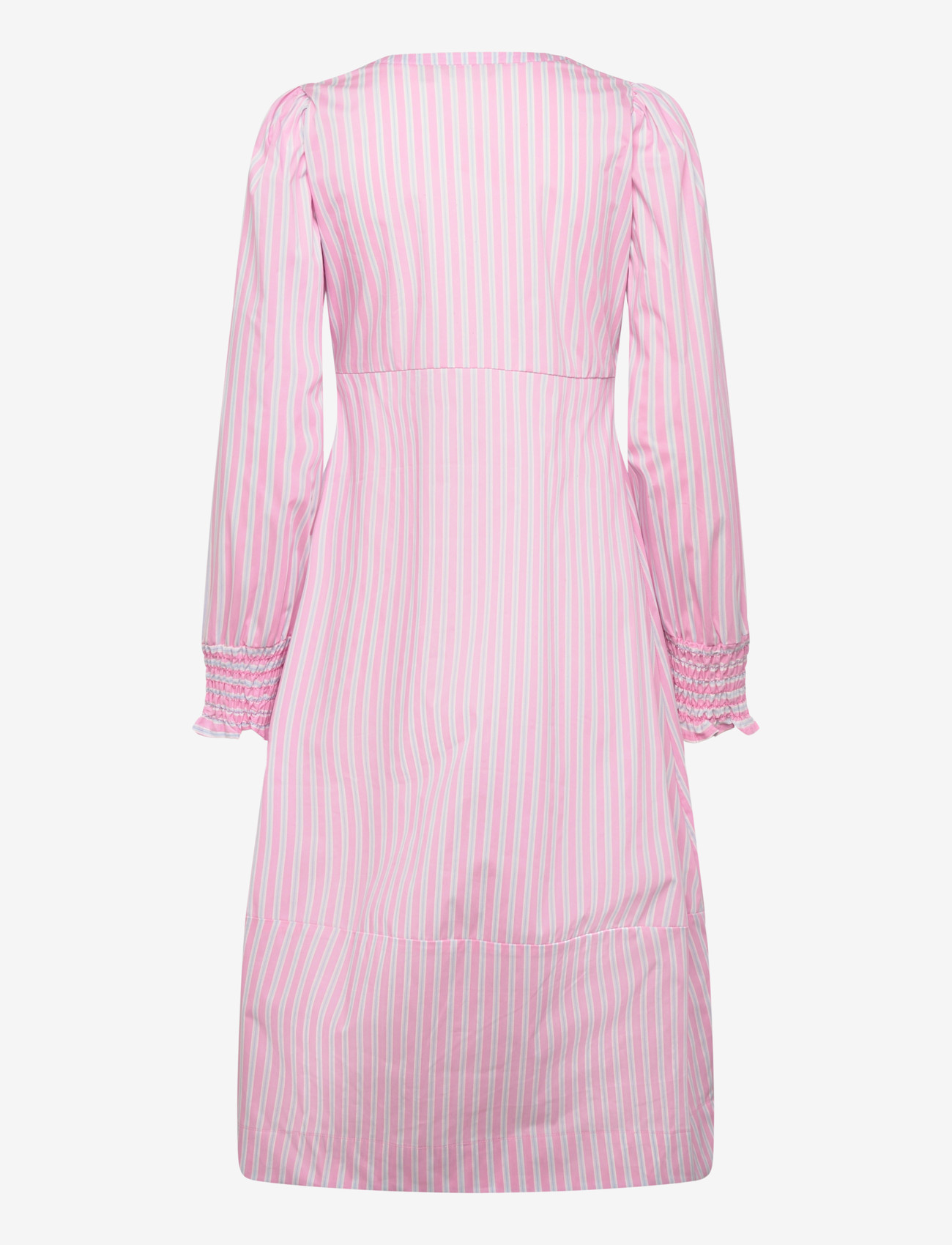 Culture - CUart Dress - midi kjoler - pink stripe - 1