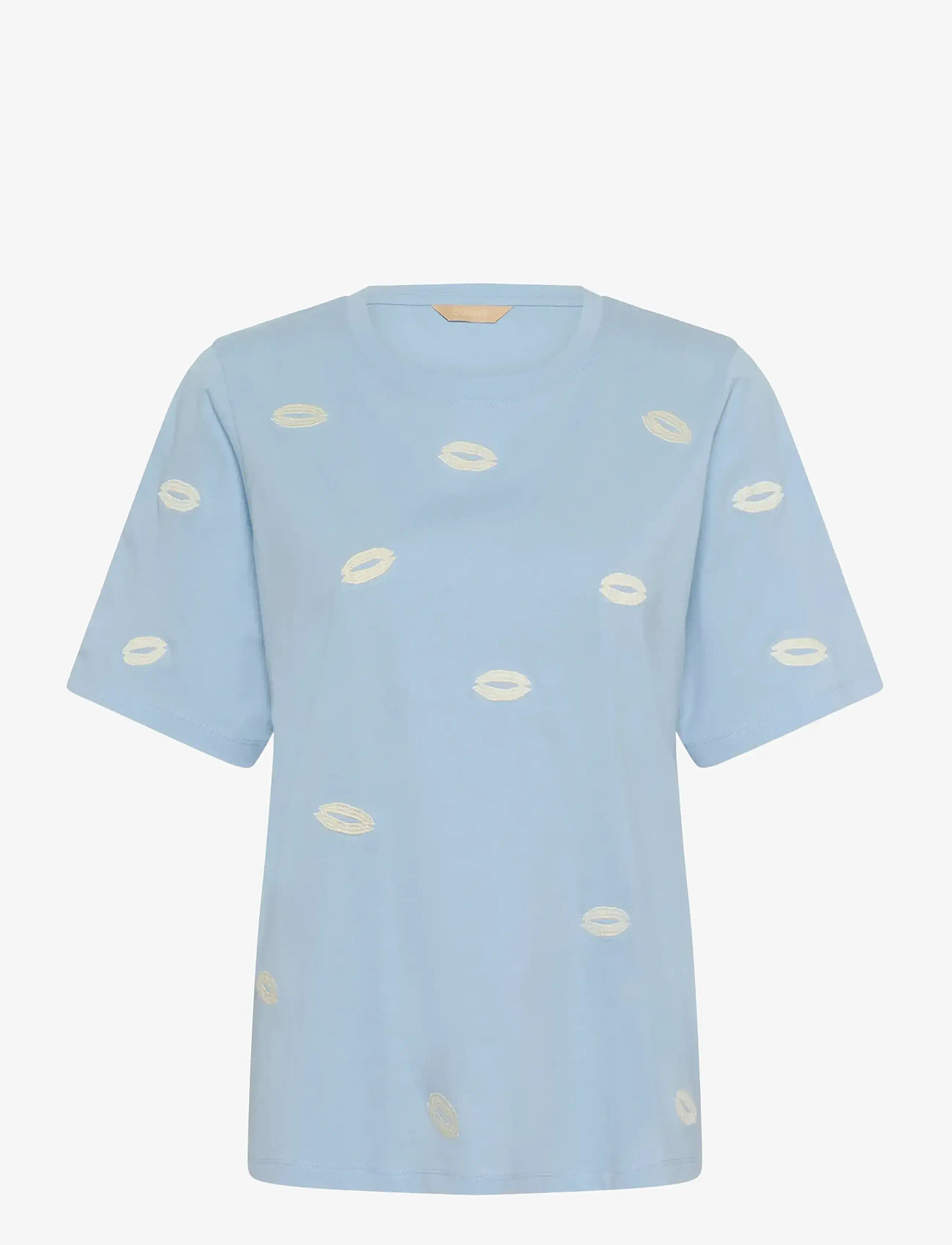Culture - CUkissy T-Shirt - t-shirts - powder blue - 1