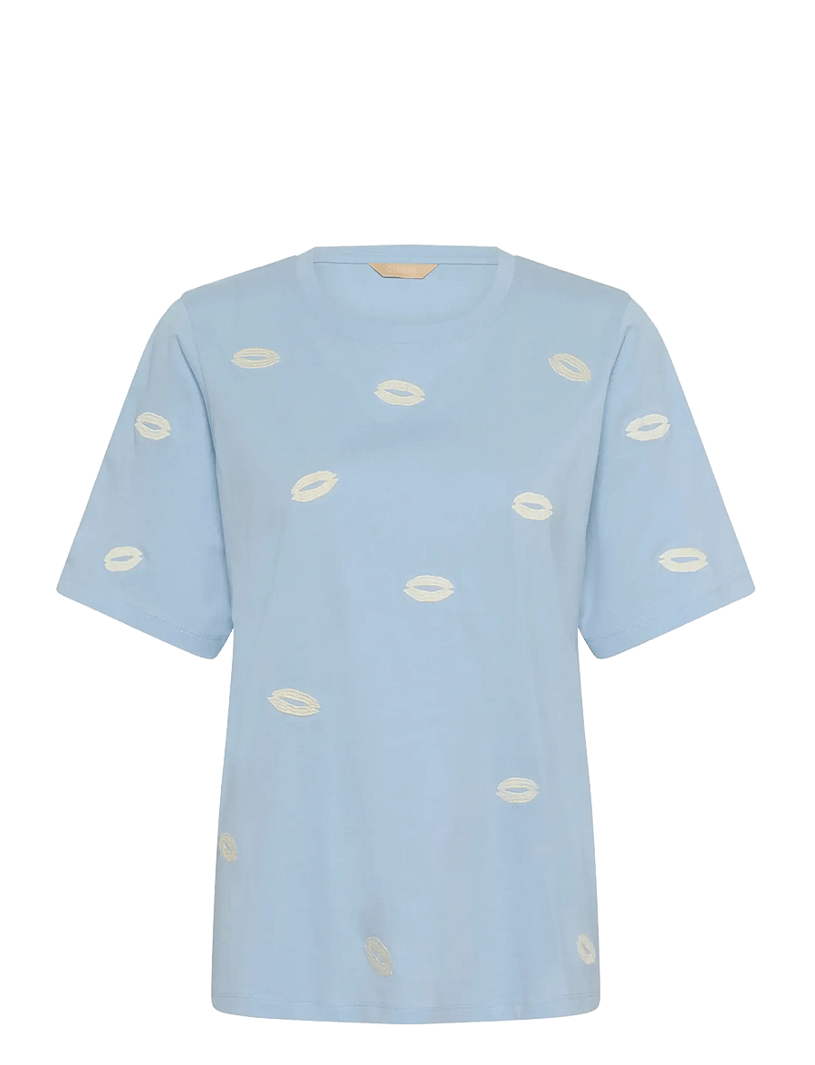 Culture - CUkissy T-Shirt - t-shirts - powder blue - 1