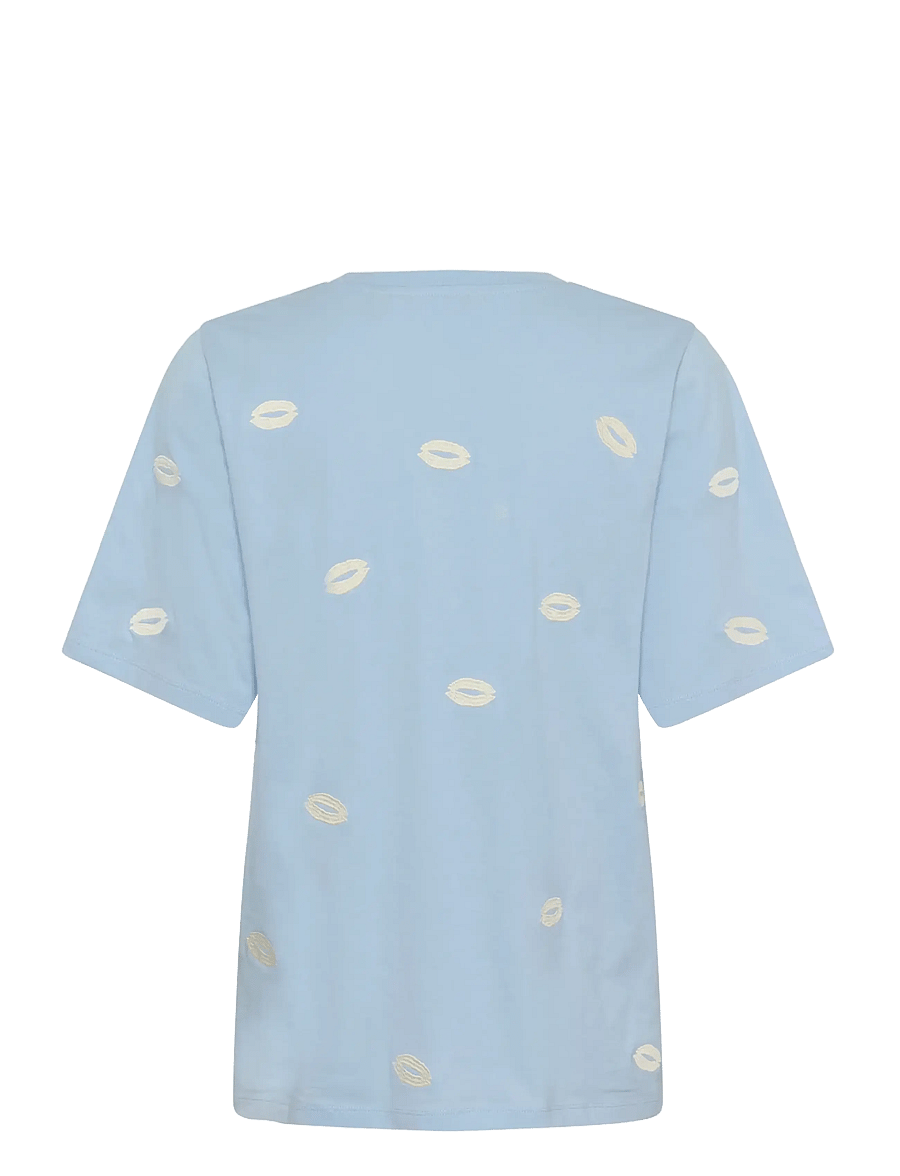 Culture - CUkissy T-Shirt - t-shirts - powder blue - 2
