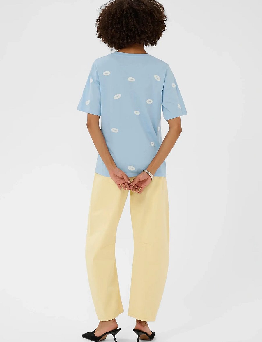 Culture - CUkissy T-Shirt - t-shirts - powder blue - 4