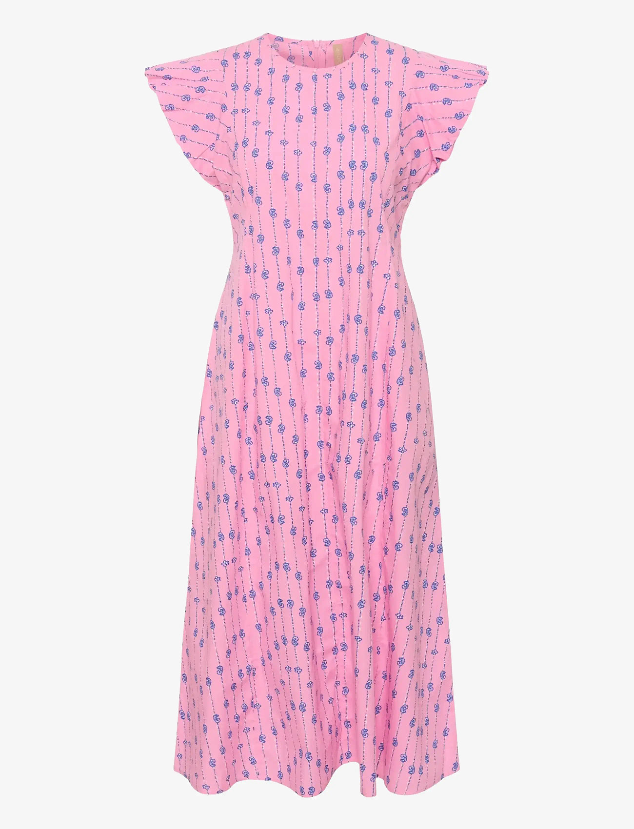 Culture - CUmarco Olena Dress - sommerkleider - begonia pink/nautical blue - 1