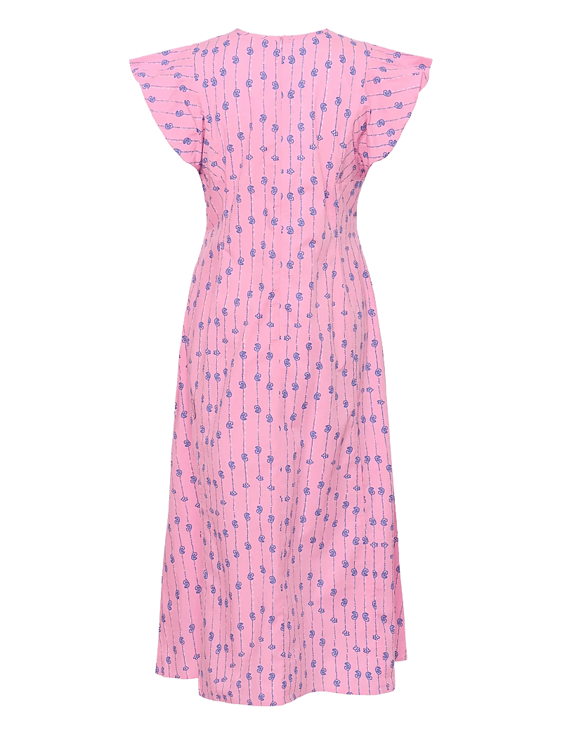 Culture - CUmarco Olena Dress - sommerkleider - begonia pink/nautical blue - 2