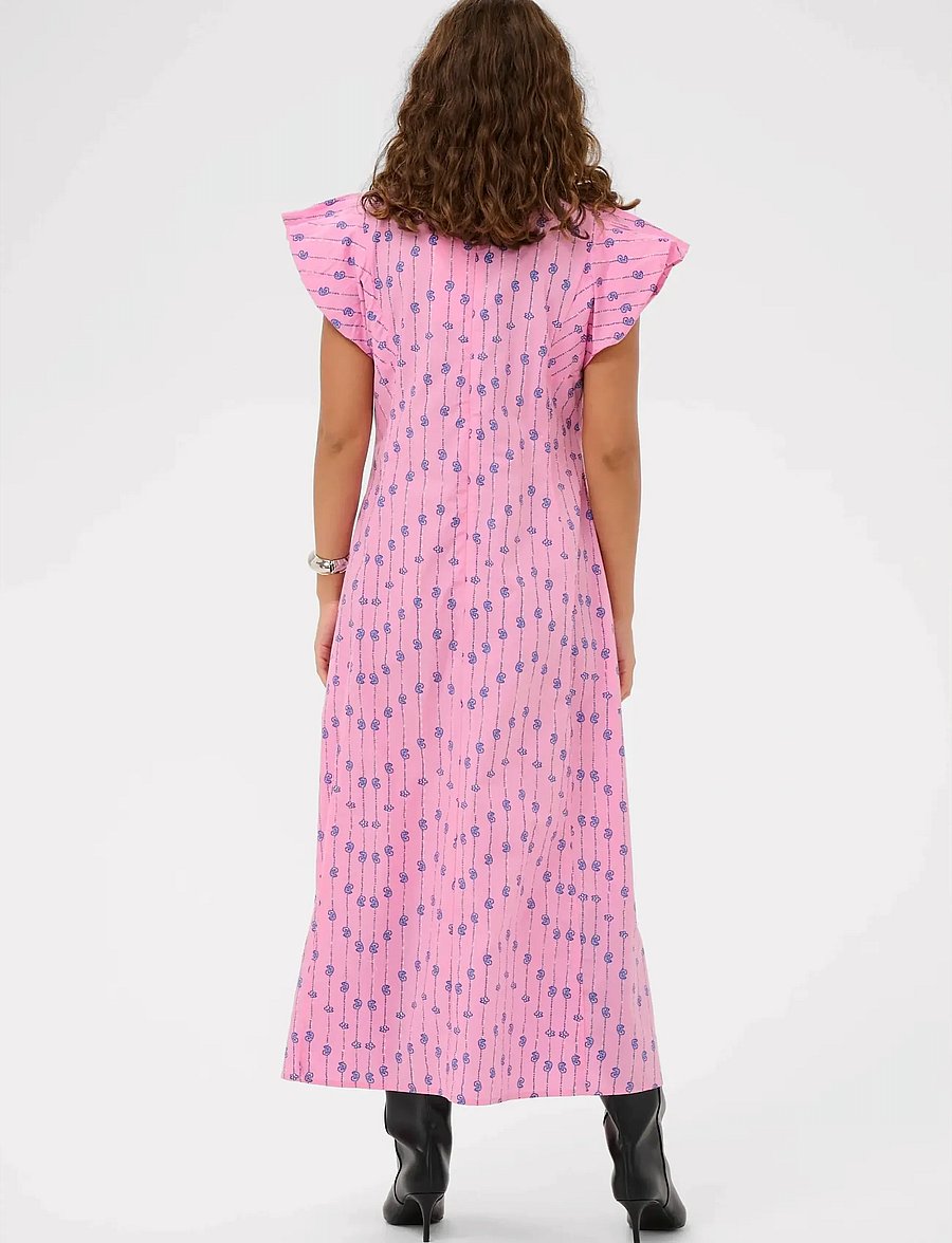 Culture - CUmarco Olena Dress - sommerkjoler - begonia pink/nautical blue - 3