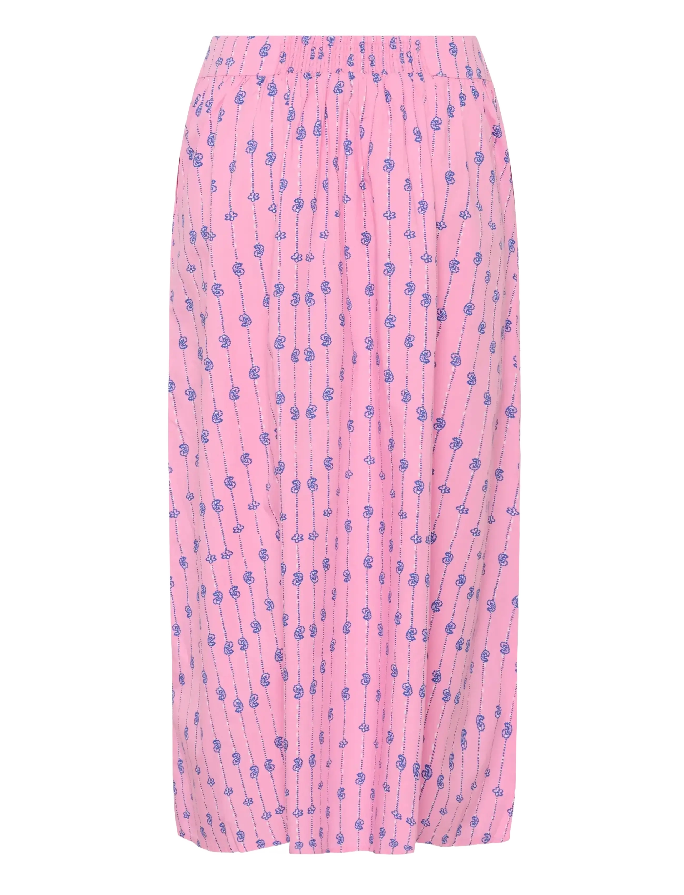 Culture - CUmarco Olena Skirt - maxi röcke - begonia pink/nautical blue - 2