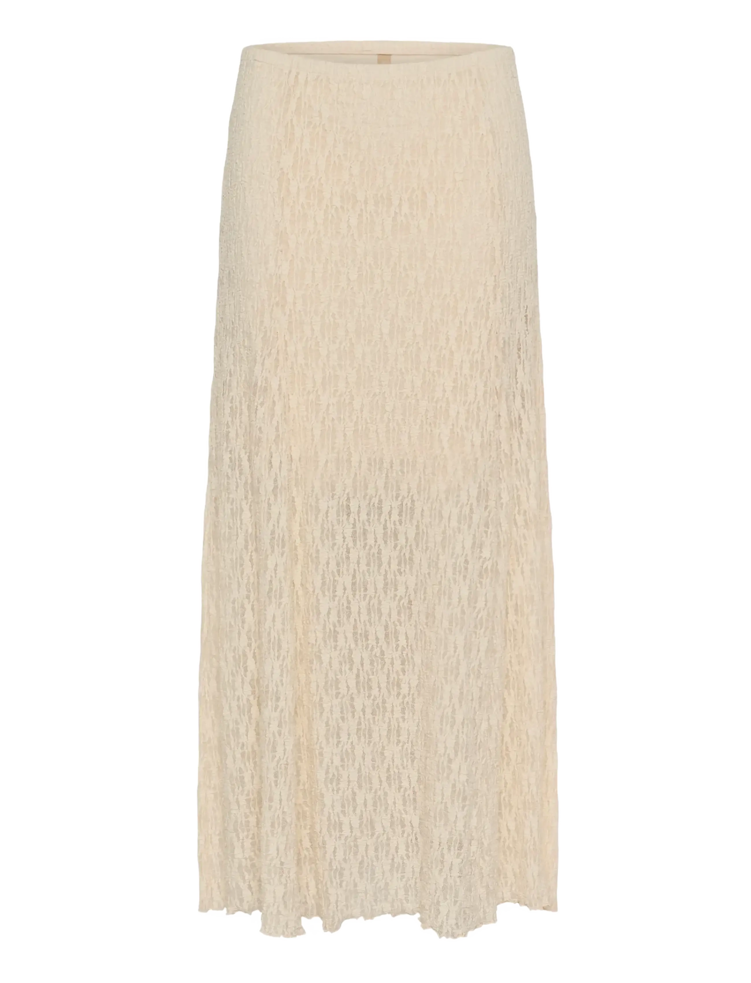 Culture CUkine Lace Skirt - Kläder - WHITECAP / cream
