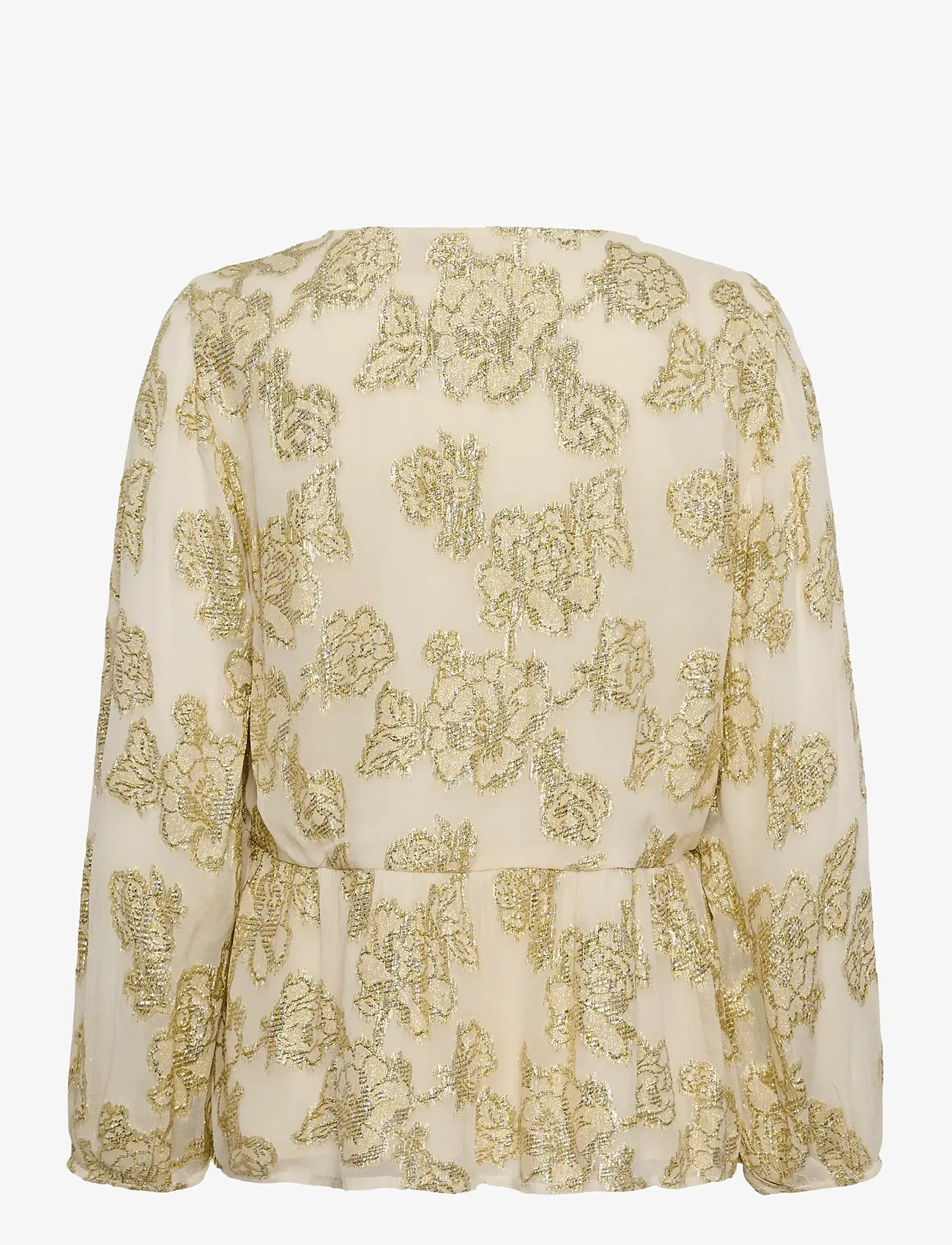 Culture - CUbuda Floi Blouse - langærmede bluser - whitecap - 2