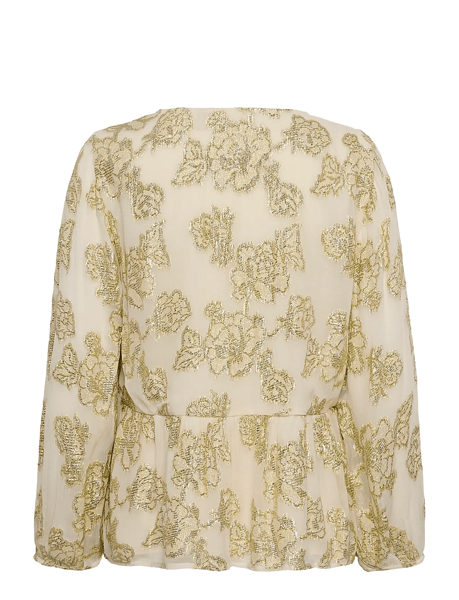 Culture - CUbuda Floi Blouse - langärmelige blusen - whitecap - 2