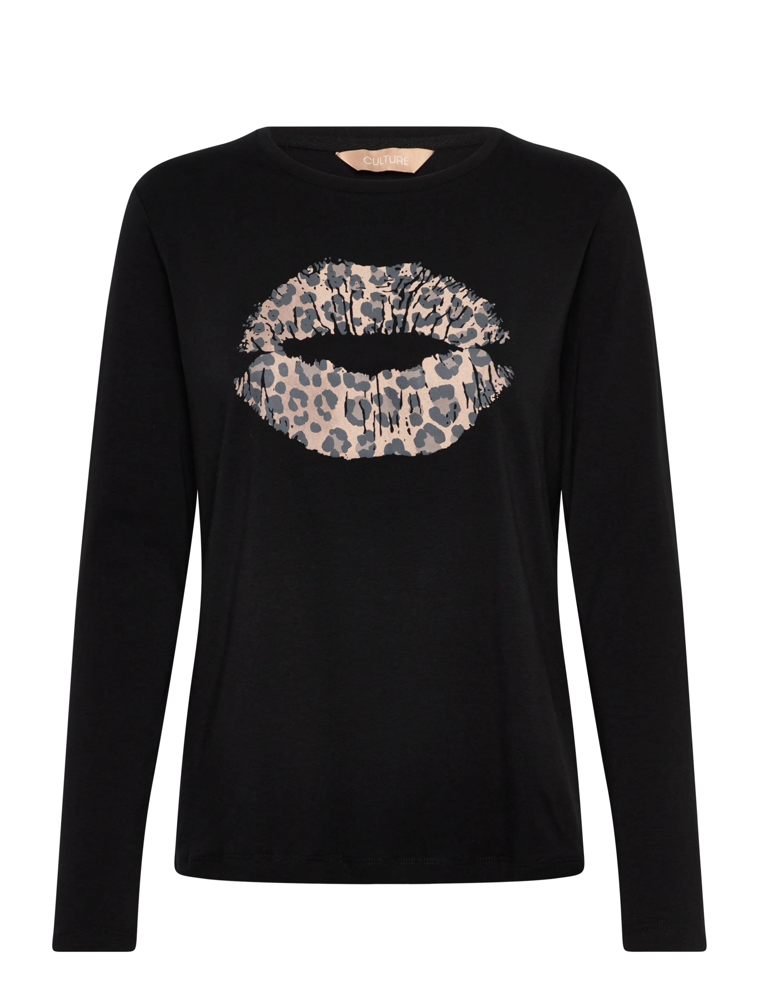 Culture CUnorina Gith LS T-Shirt - Transitional Layering - BLACK / black