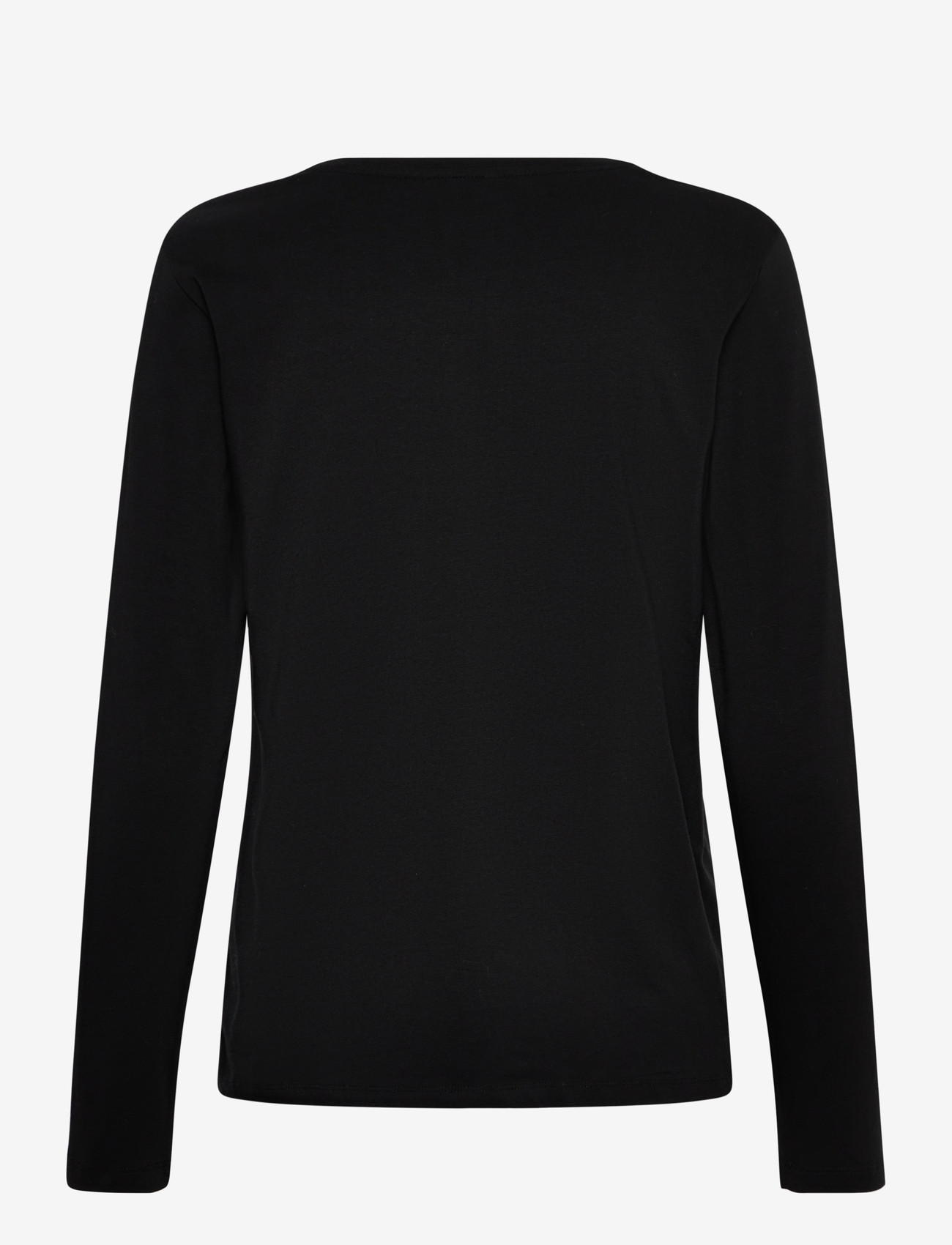 Culture - CUnorina Gith LS T-Shirt - langærmede toppe - black - 2