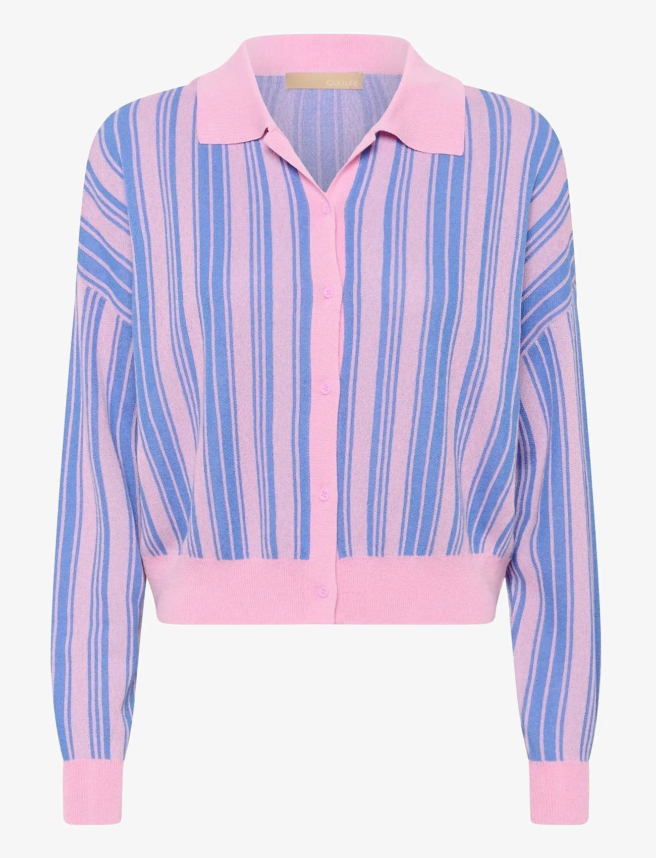 Culture - CUdeny Cardigan - cardigans - begonia pink/nautical blue - 1