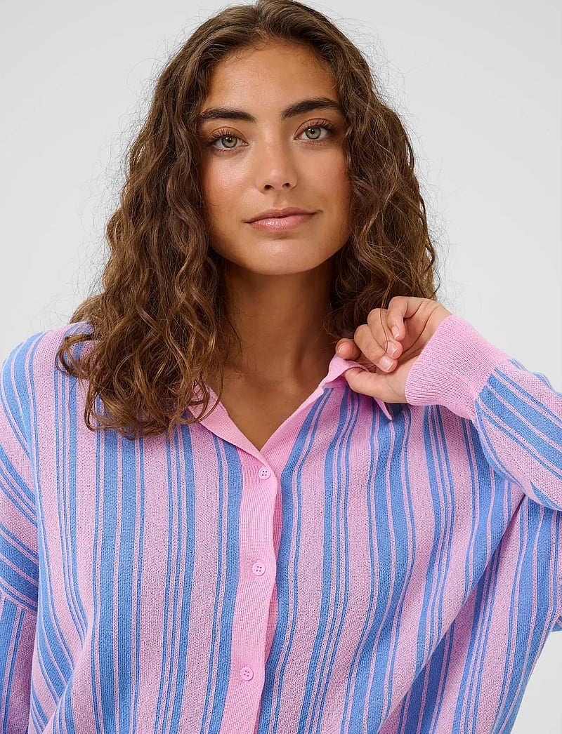 Culture - CUdeny Cardigan - kardiganid - begonia pink/nautical blue - 5