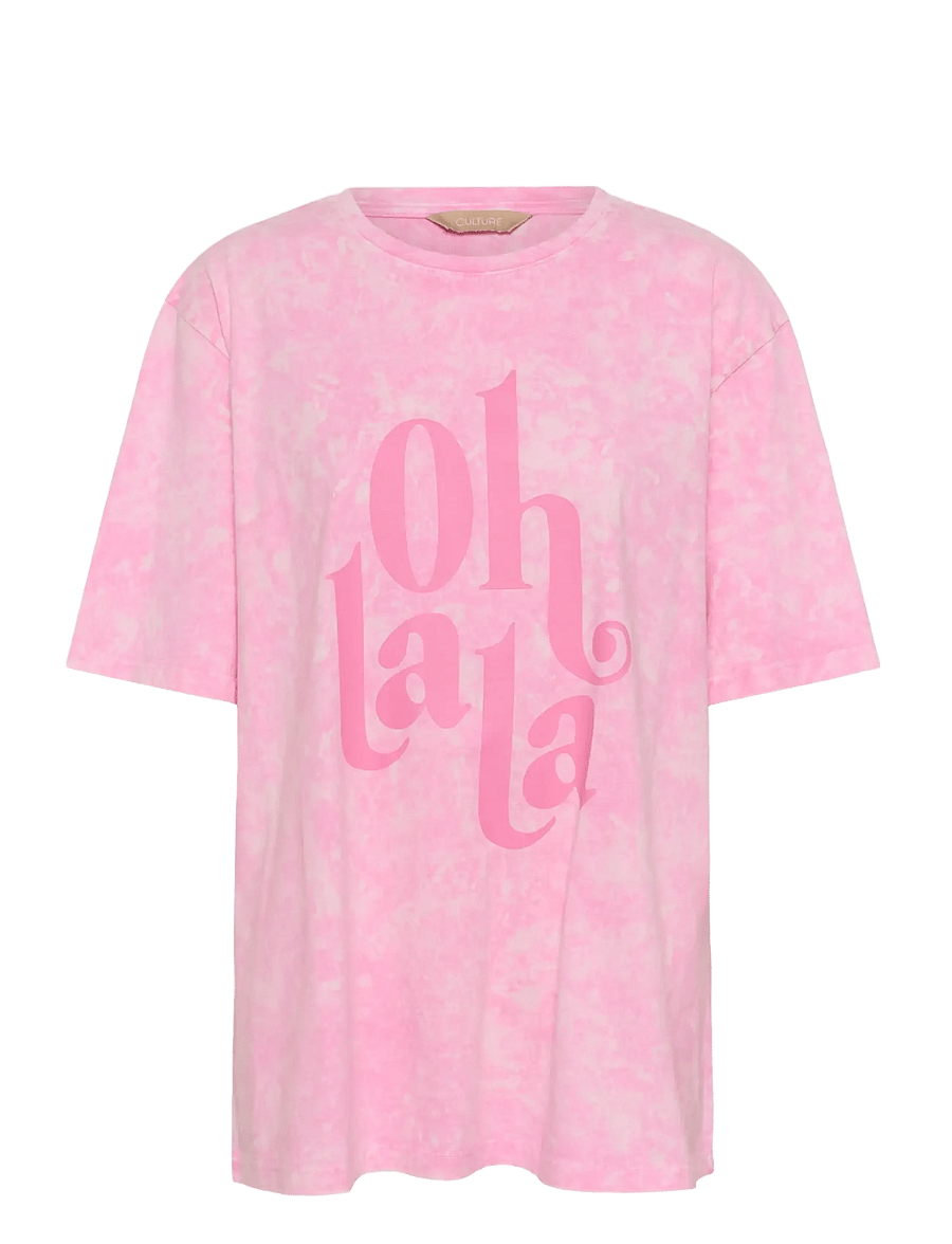 Culture - CUlala T-Shirt - t-shirts - begonia pink wash - 1
