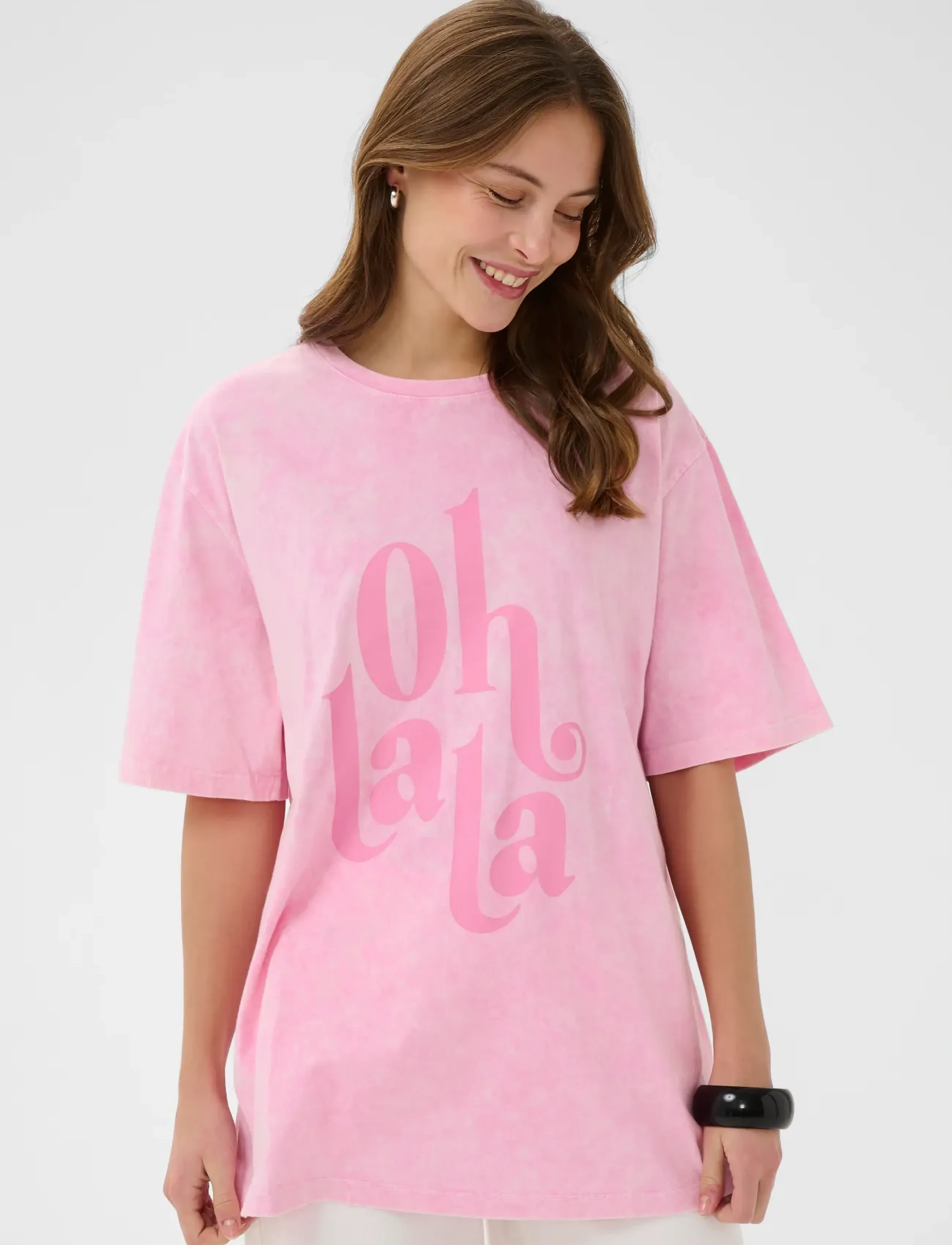 Culture CUlala T-Shirt - T-shirts - BEGONIA PINK WASH / pink/rose