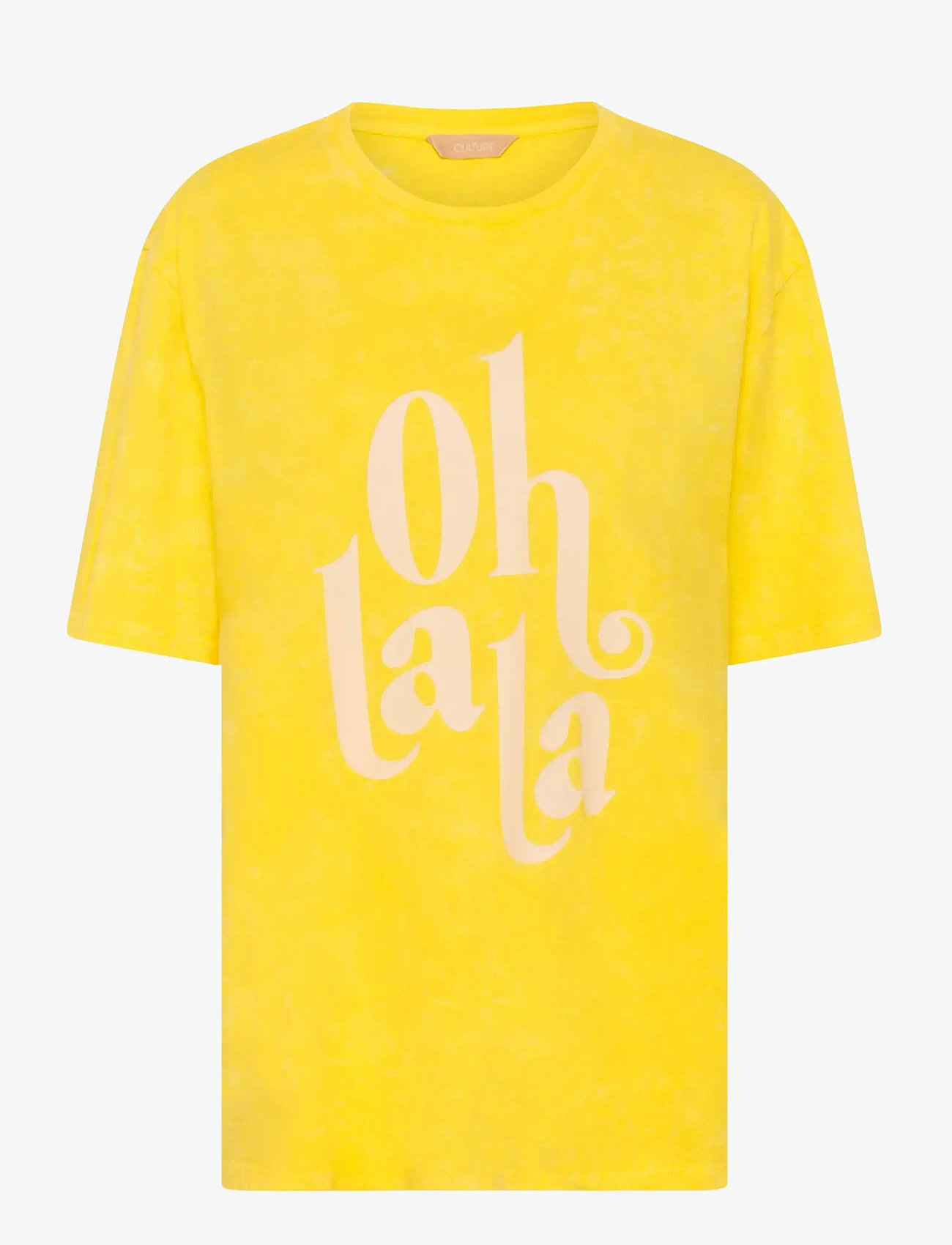 Culture - CUlala T-Shirt - t-shirts - lemon meringue wash - 1