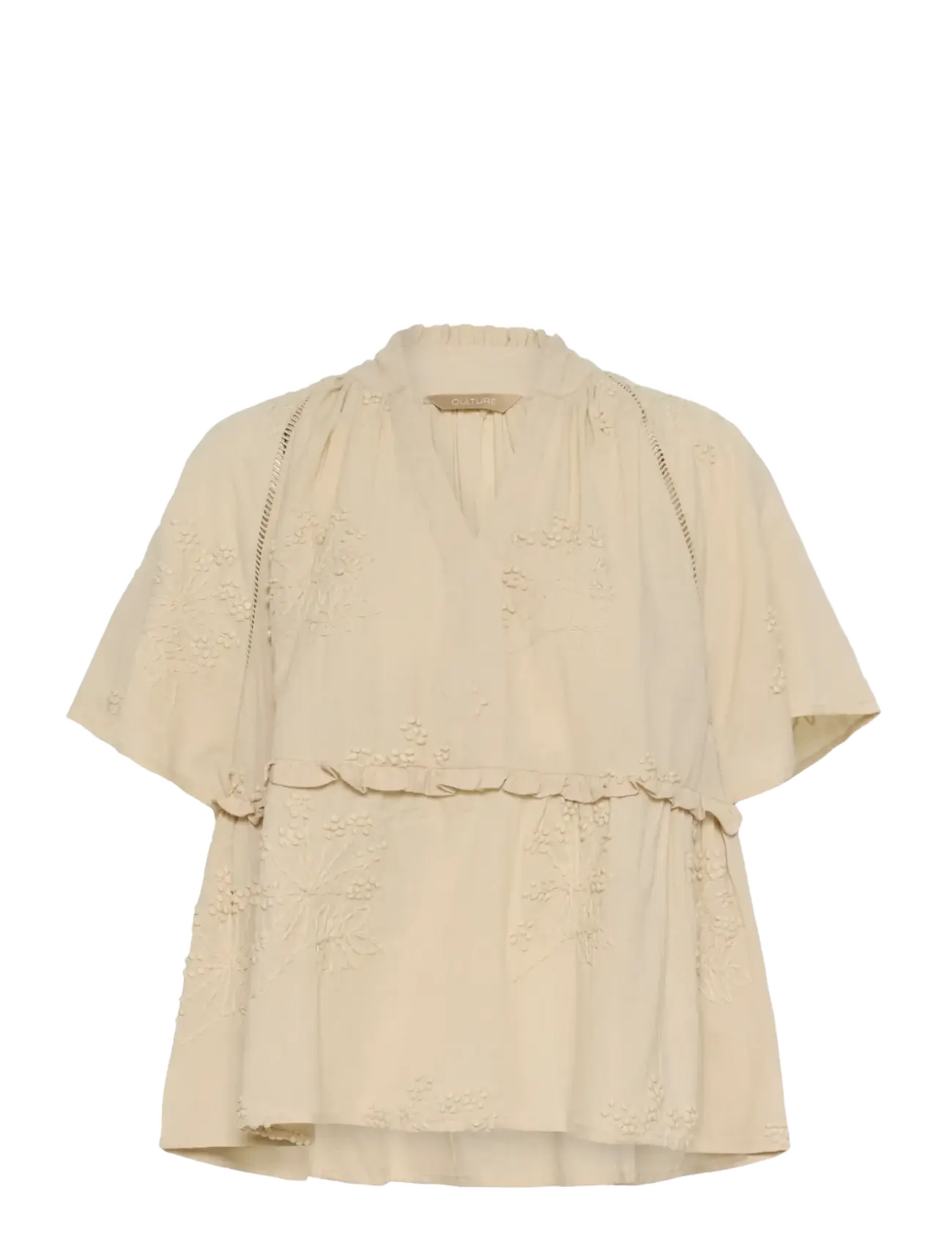 Culture CUjalia Blouse - Mode trends - OYSTER GRAY / beige