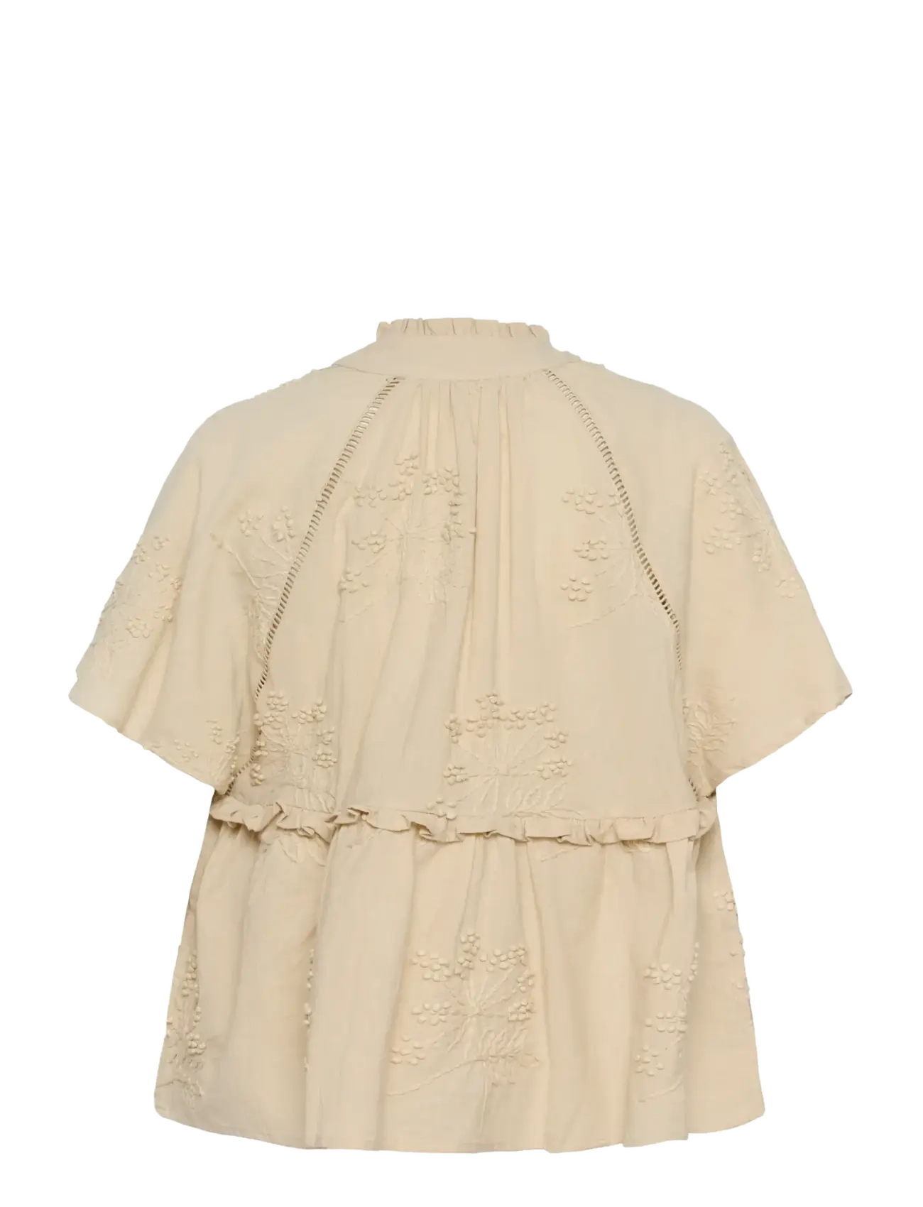 Culture - CUjalia Blouse - kurzärmelige blusen - oyster gray - 2