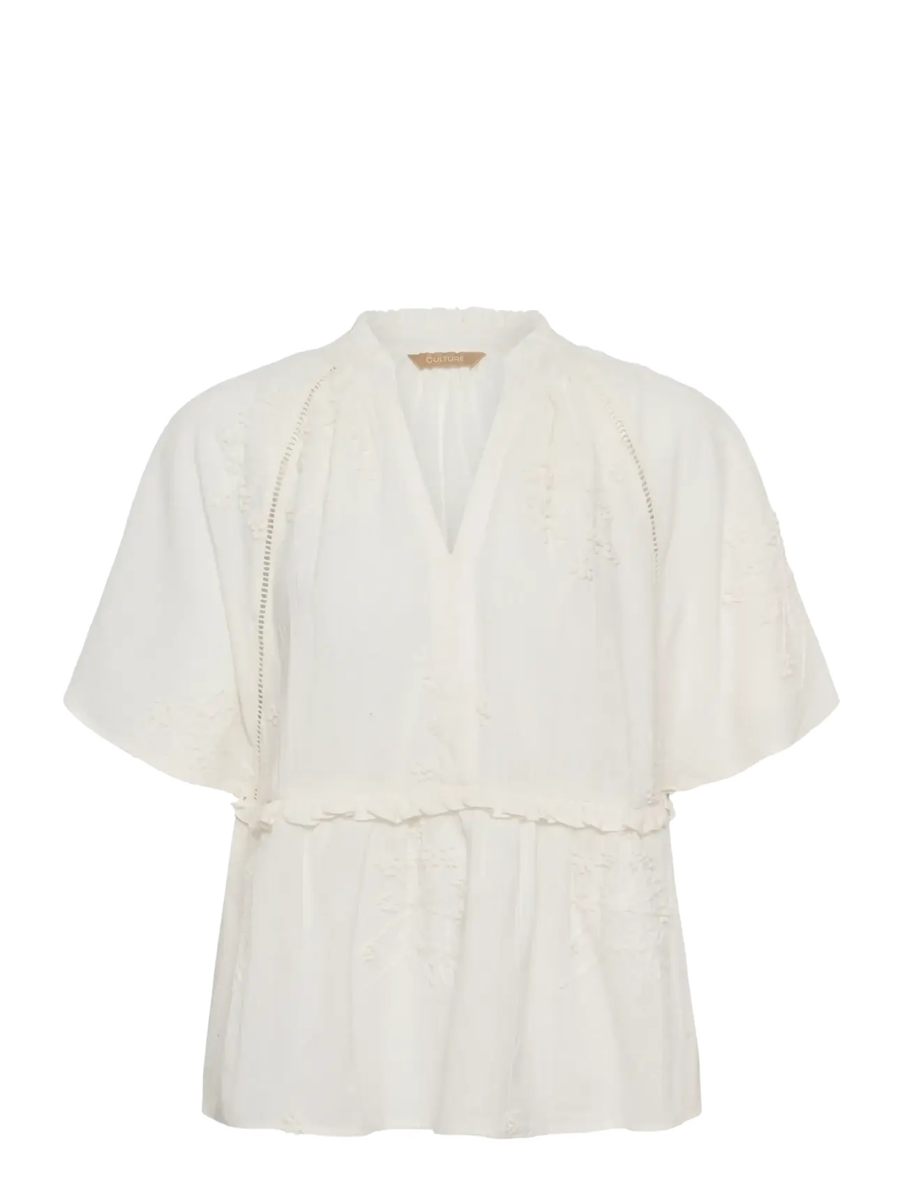 Culture CUjalia Blouse - Vis alt - SPRING GARDENIA / cream