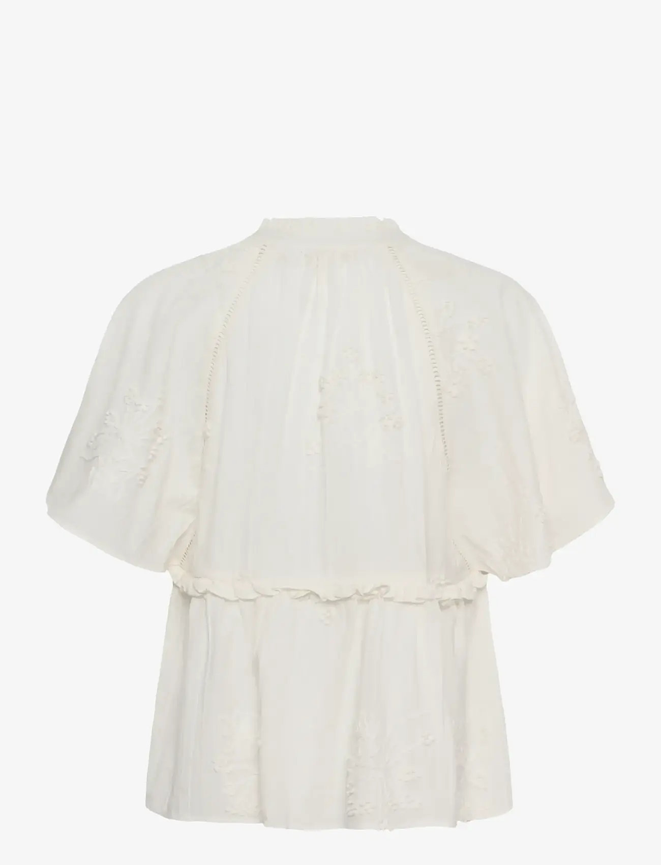 Culture - CUjalia Blouse - kortærmede bluser - spring gardenia - 2