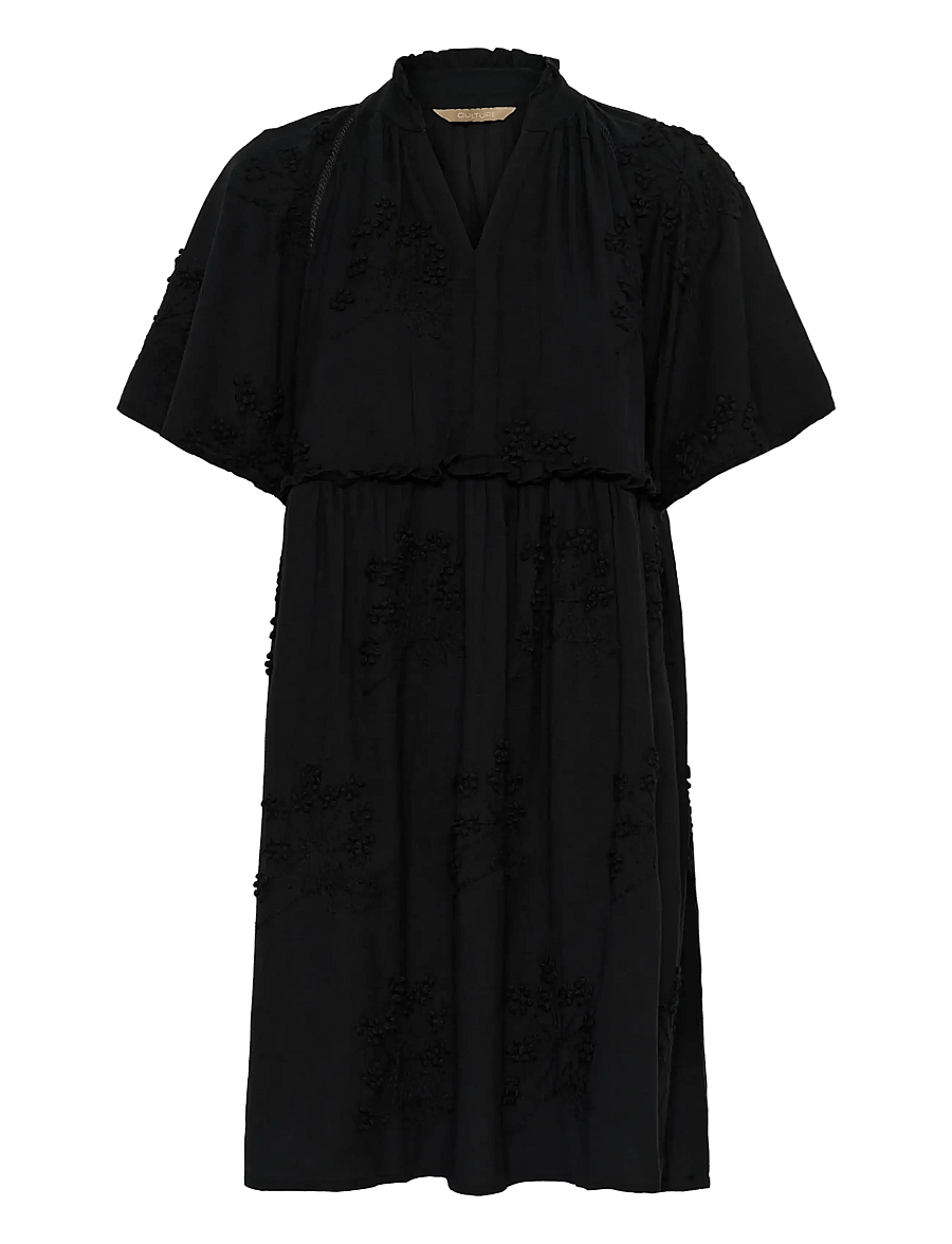 Culture - CUjalia Dress - suvekleidid - black - 1