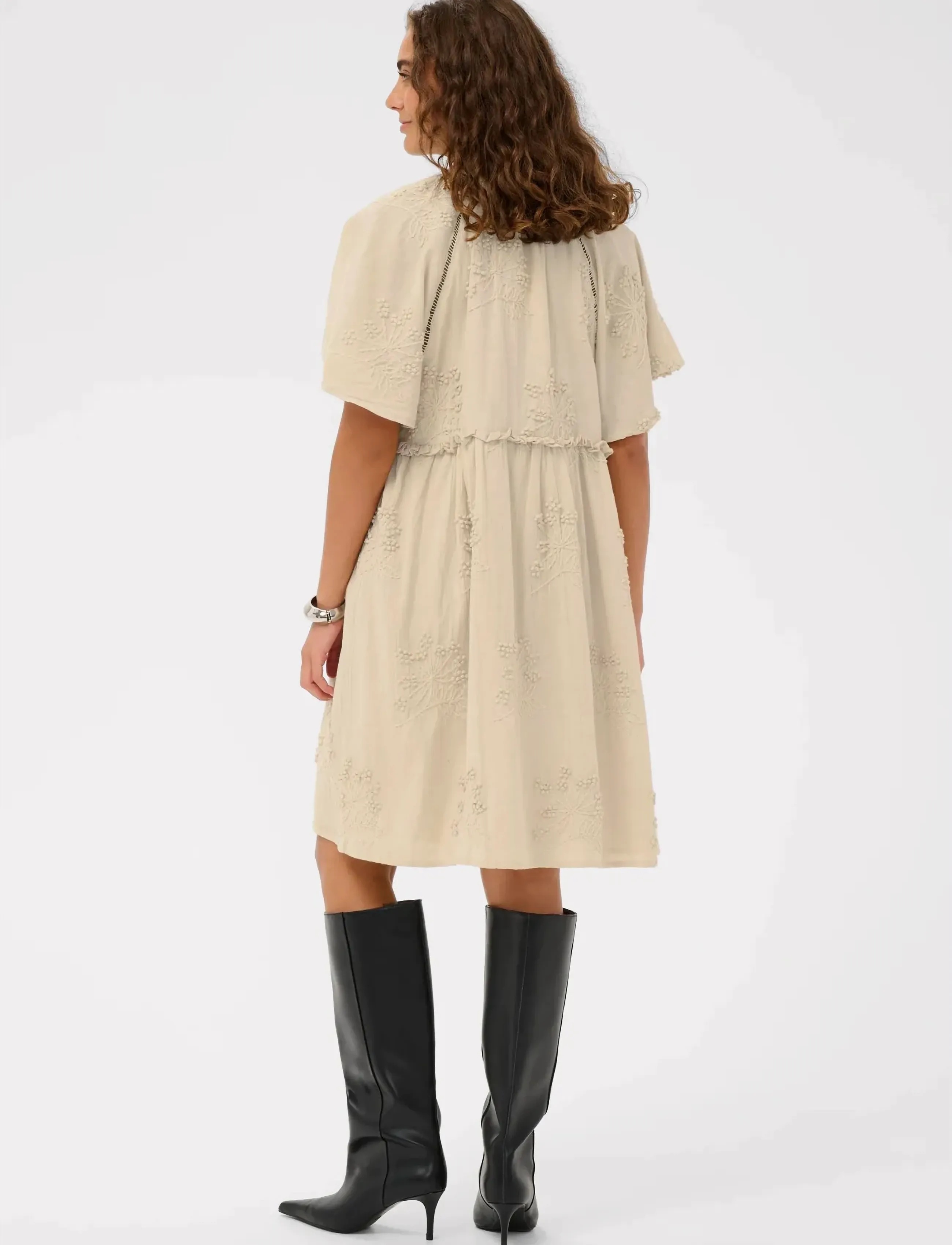 Culture - CUjalia Dress - suvekleidid - oyster gray - 4