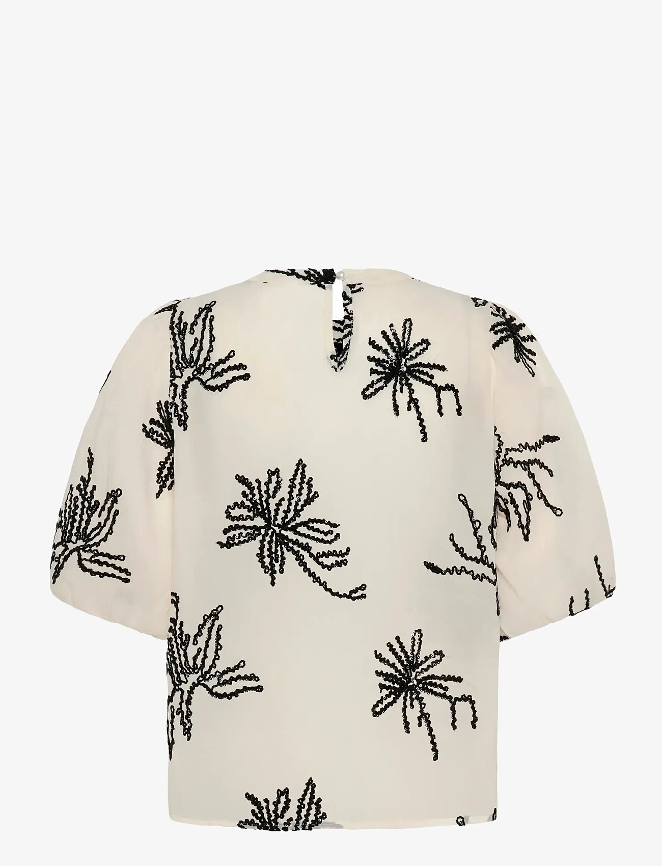 Culture - CUbisera Blouse - kortærmede bluser - oyster gray - 2