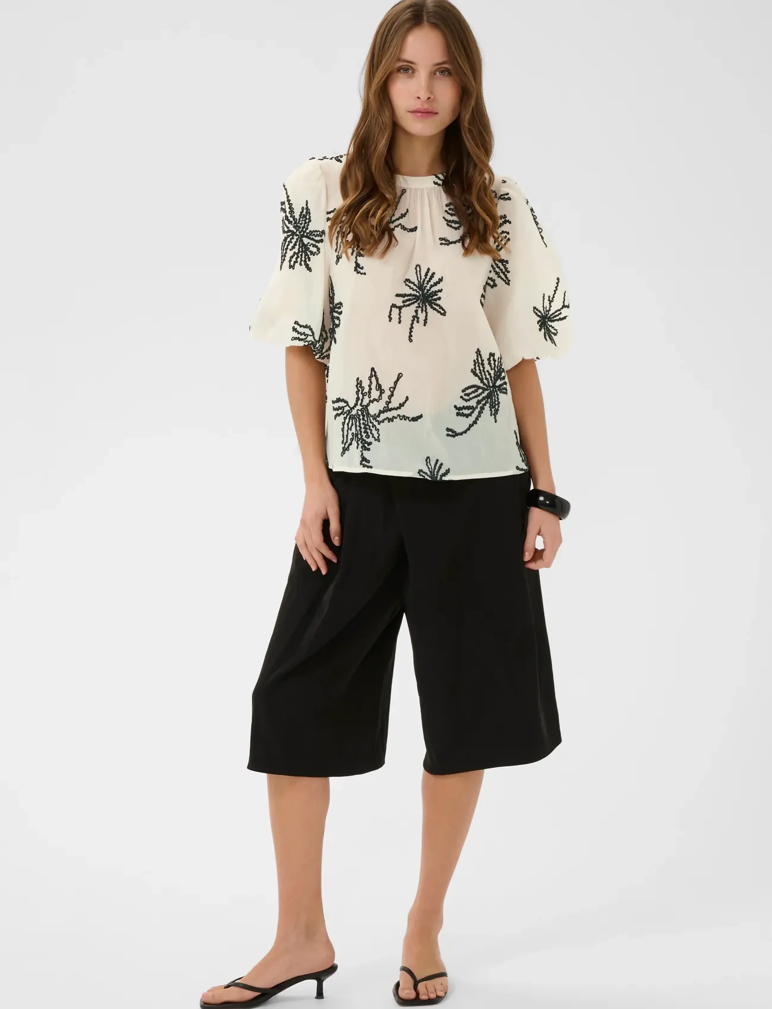 Culture - CUbisera Blouse - kurzämlige blusen - oyster gray - 3