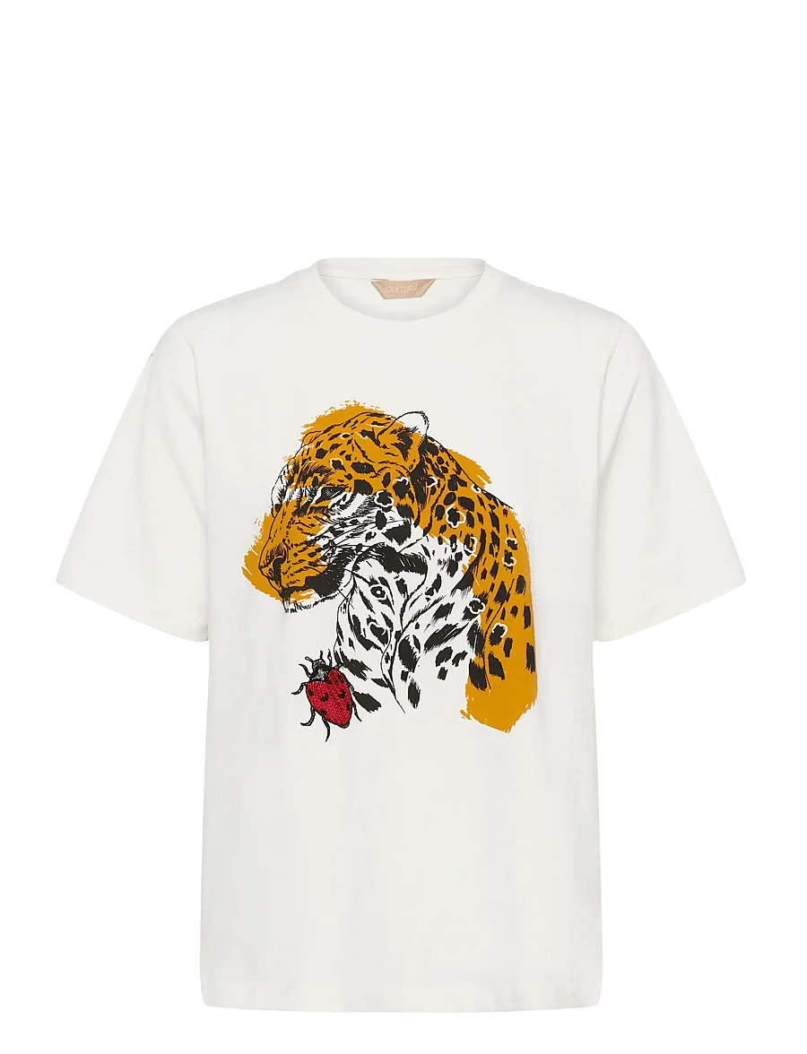 Culture - CUleola Gith T-Shirt - t-shirts - spring gardenia - 1