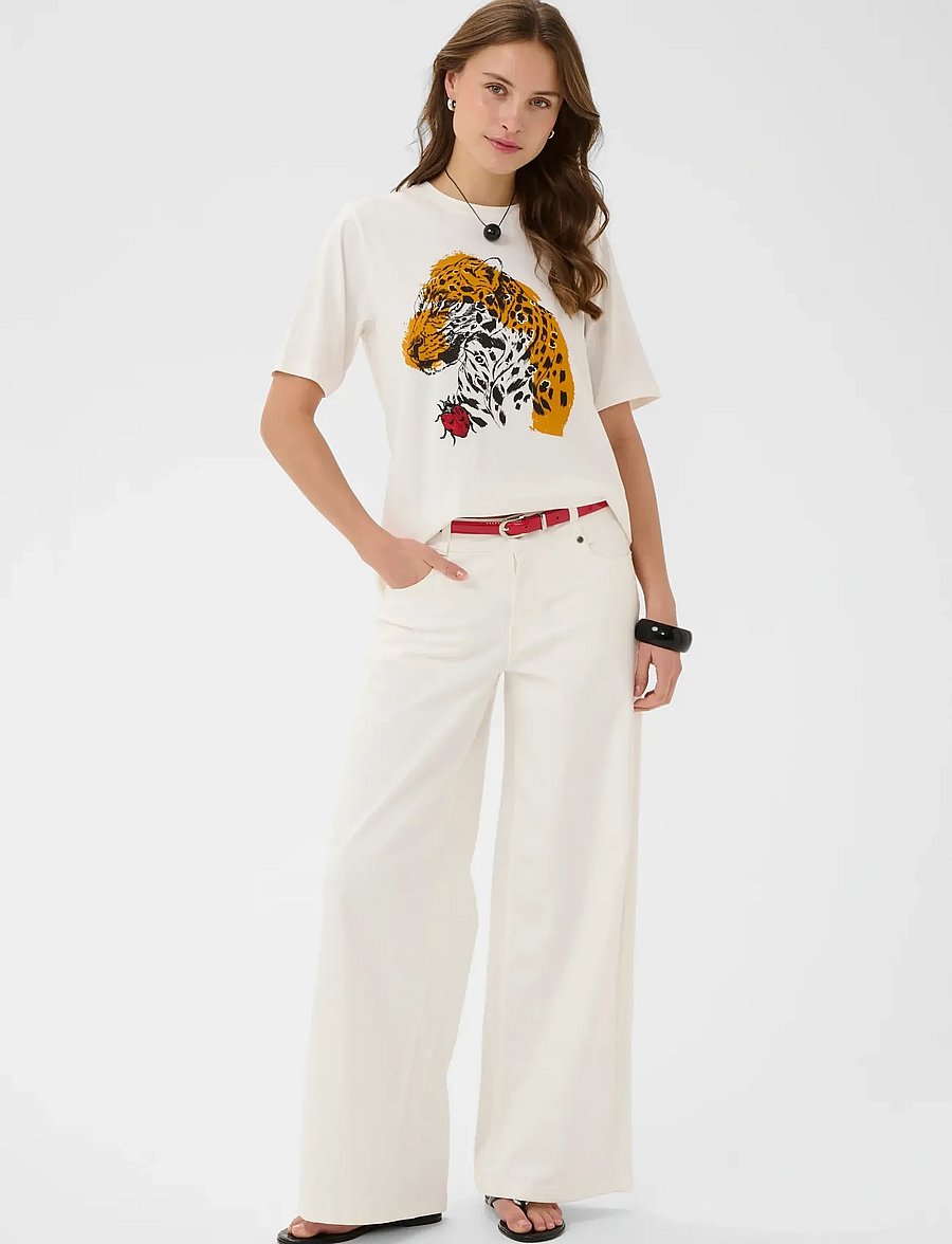 Culture - CUleola Gith T-Shirt - t-shirts - spring gardenia - 3