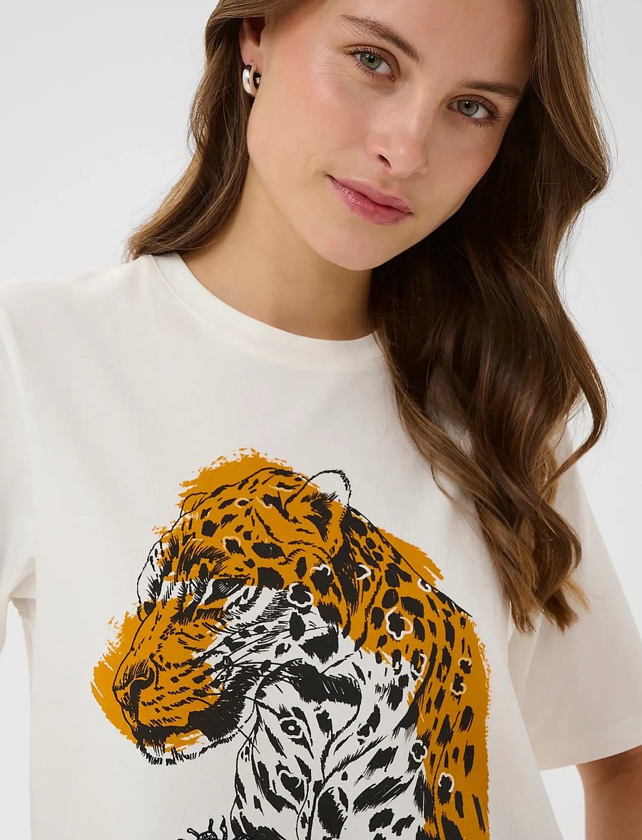 Culture - CUleola Gith T-Shirt - t-shirts - spring gardenia - 5