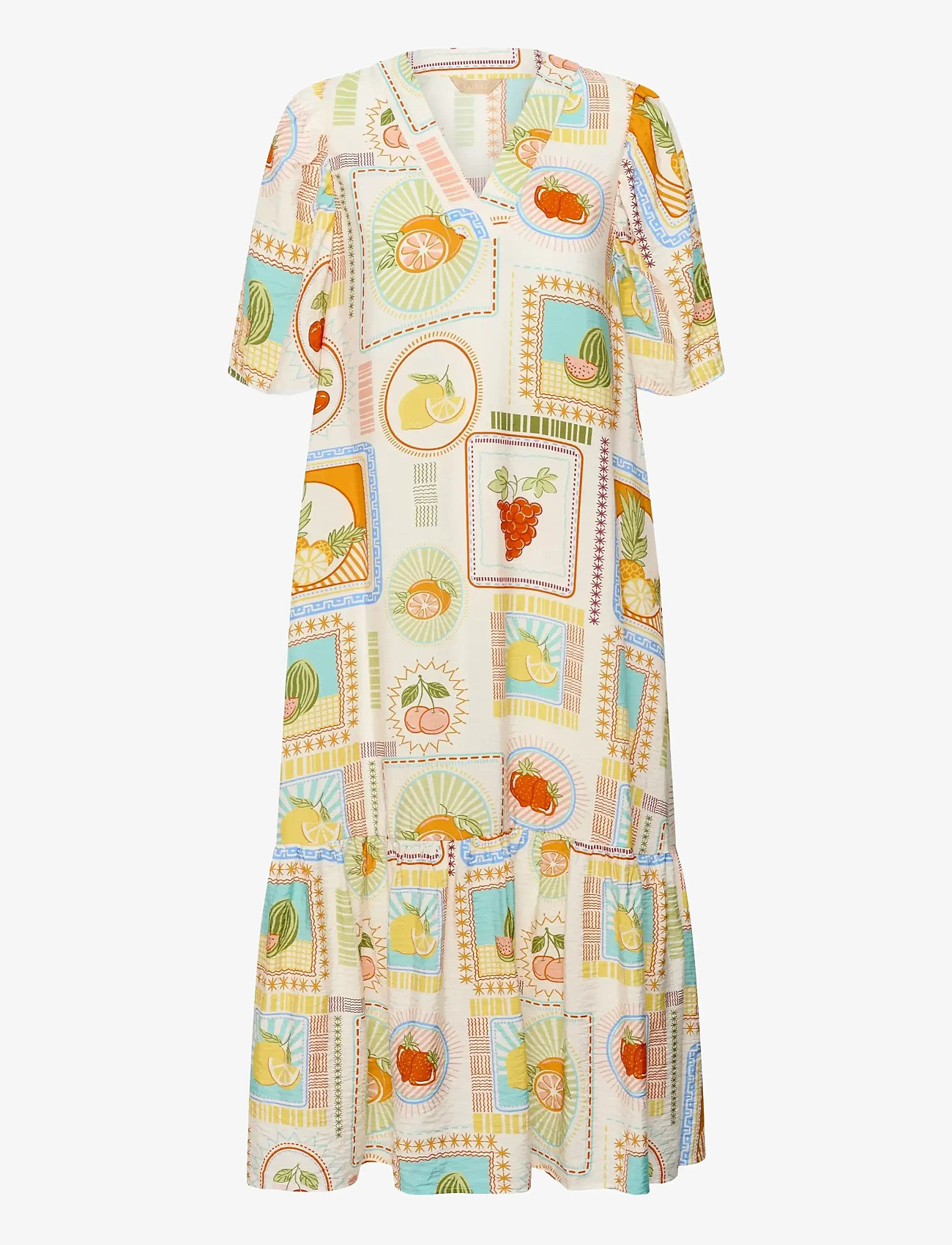 Culture - CUorange Dress - summer dresses - orange fruits - 1