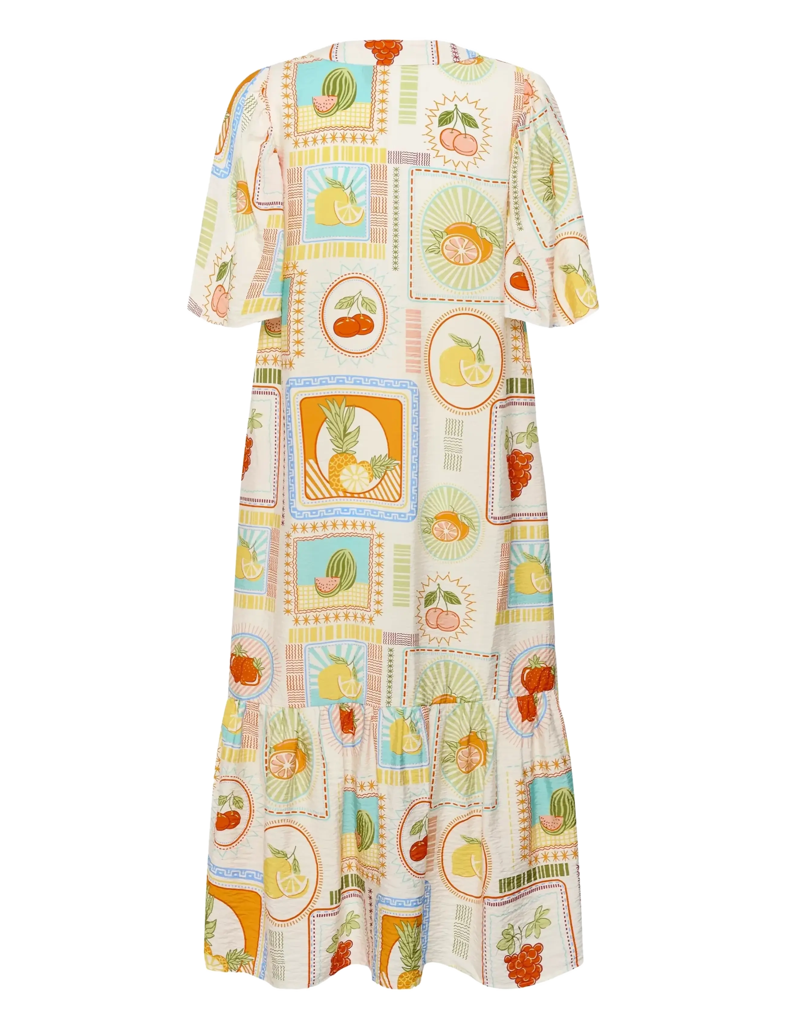 Culture - CUorange Dress - zomerjurken - orange fruits - 2