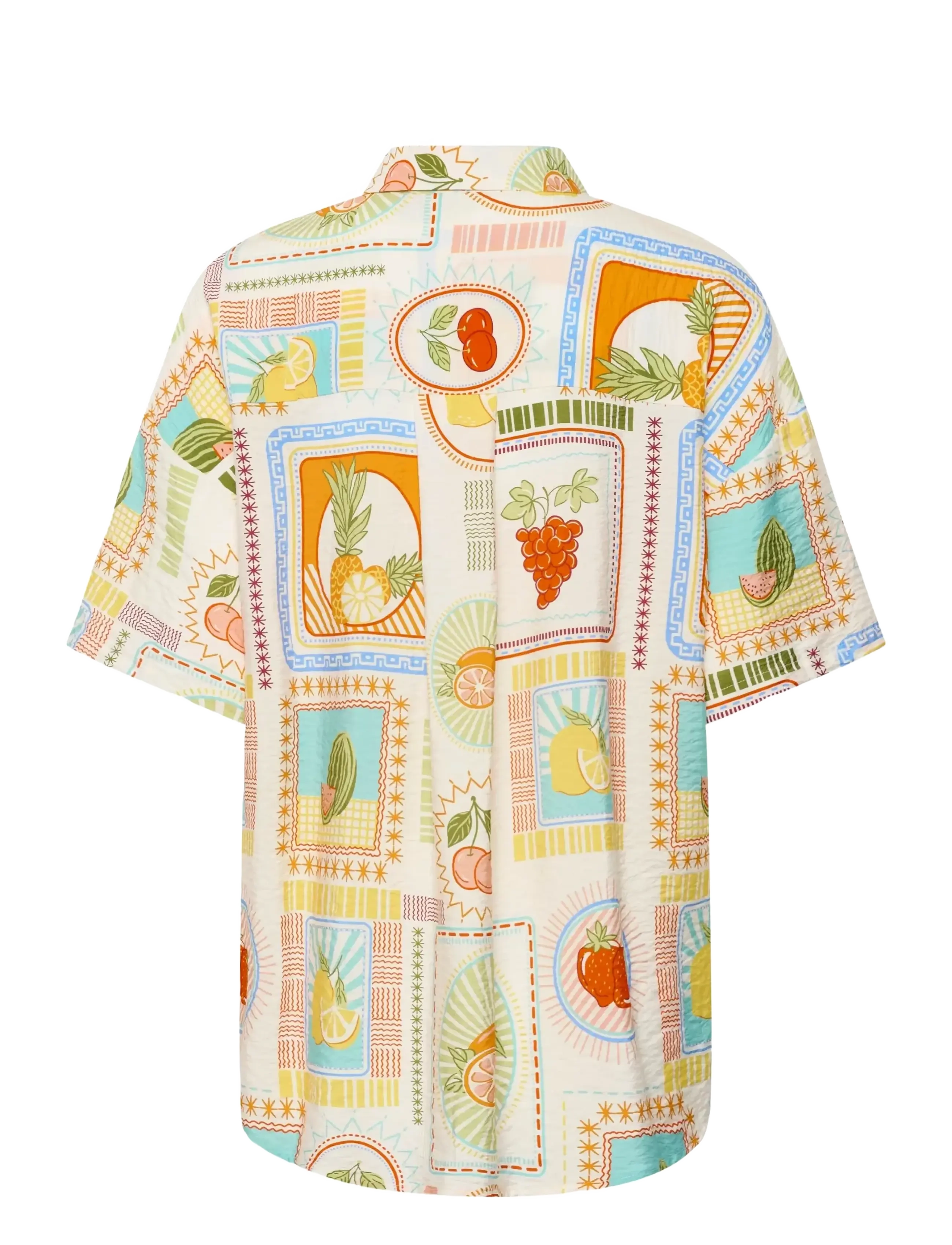Culture - CUorange Shirt - kortærmede skjorter - orange fruits - 2