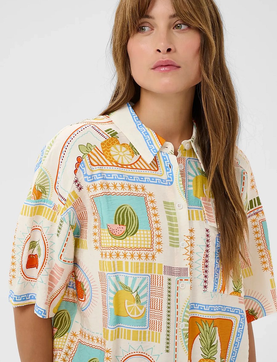 Culture - CUorange Shirt - chemises à manches courtes - orange fruits - 5
