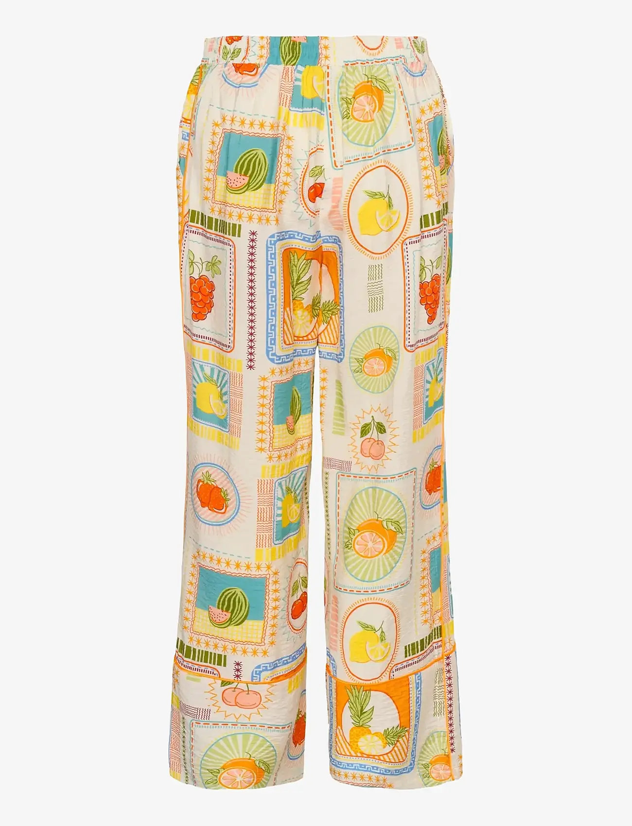 Culture - CUorange Pants - bukser med lige ben - orange fruits - 2