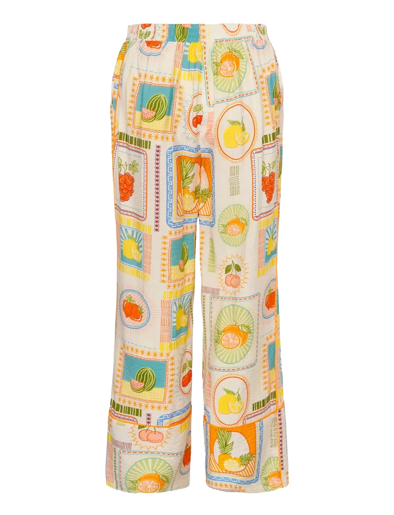 Culture - CUorange Pants - tiesaus kirpimo kelnės - orange fruits - 2