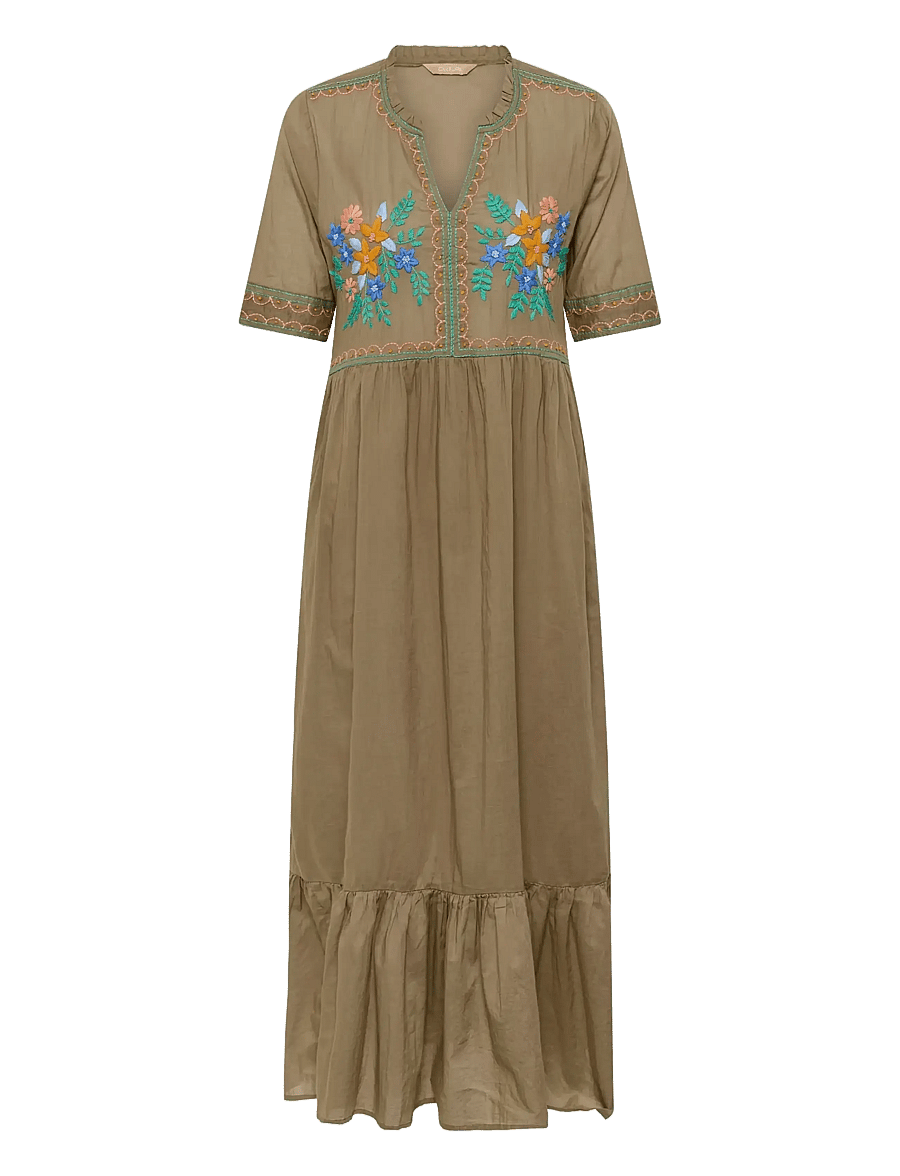 Culture - CUlucinda Dress - sommerkleider - dusky green - 1