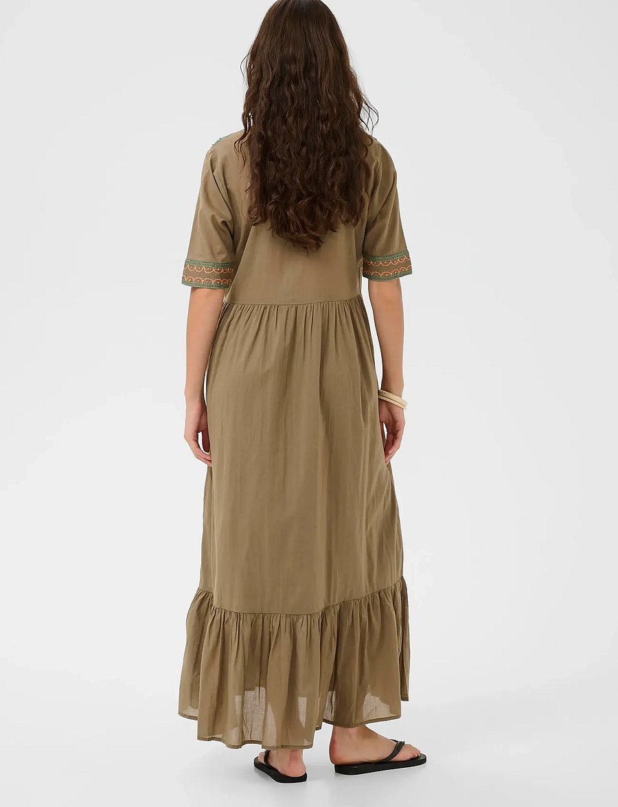 Culture - CUlucinda Dress - sommerkleider - dusky green - 3