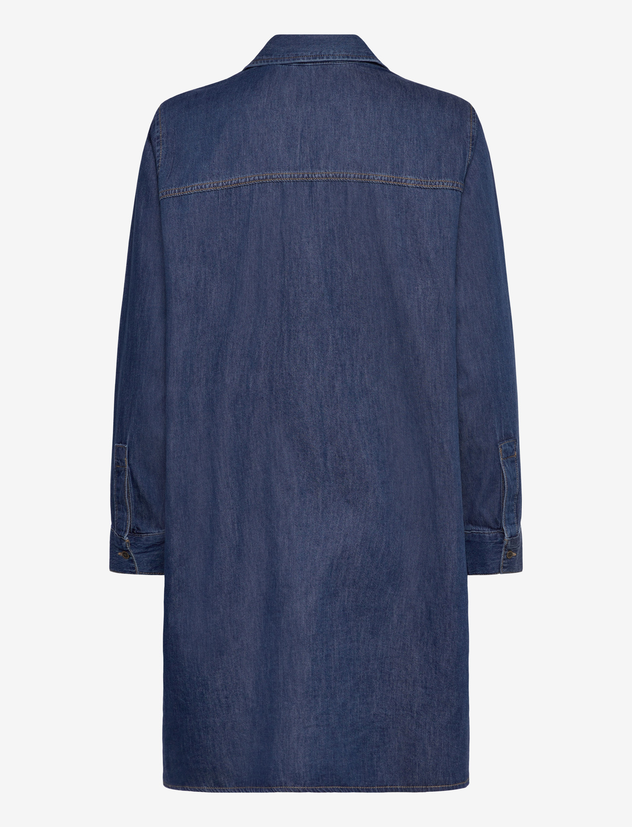 Culture - CUmola Arpa Dress - hemdkleider - dark blue wash - 1