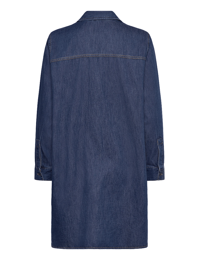 Culture - CUmola Arpa Dress - hemdkleider - dark blue wash - 1