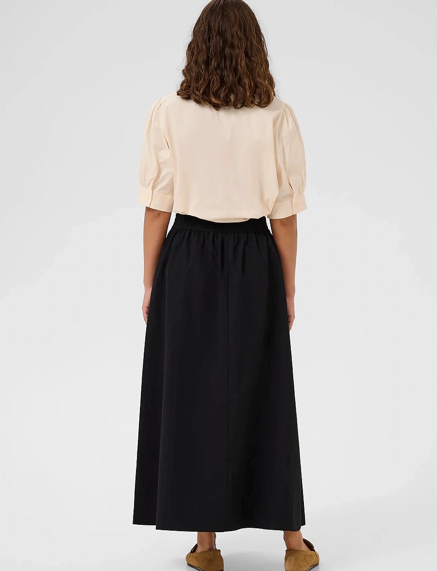 Culture - CUcornelie Skirt - midiseelikud - black - 4