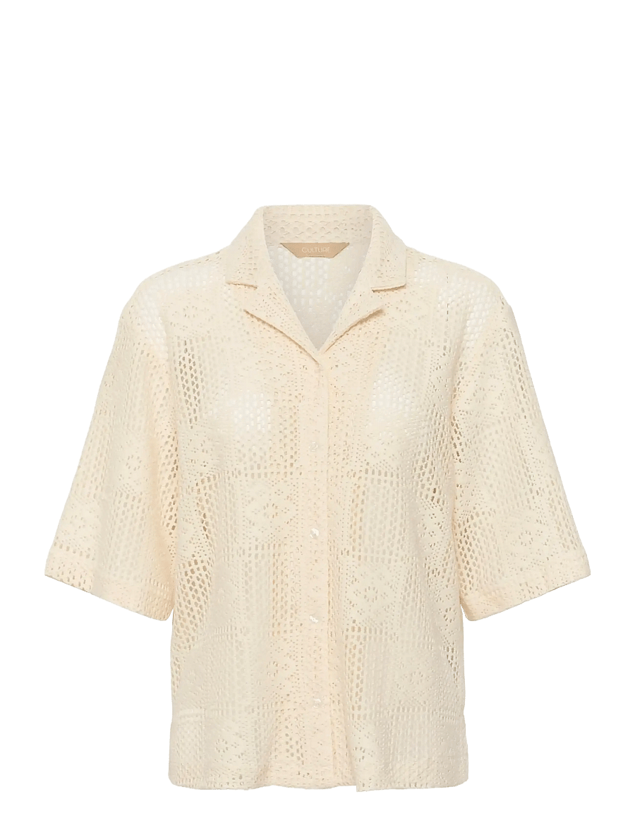 Culture - CUconsta Shirt - short-sleeved shirts - whitecap - 1