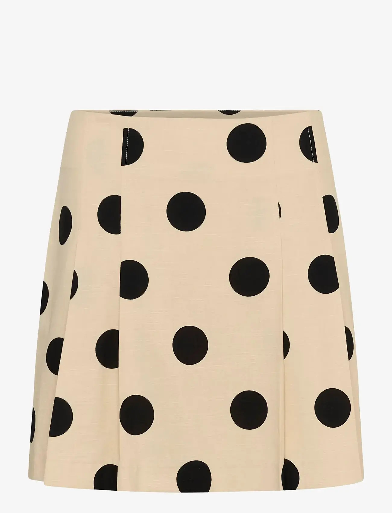Culture - CUtika mini skirt - short skirts - whitecap/black dot - 1