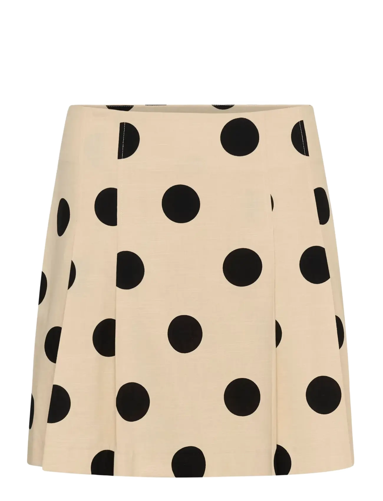 Culture CUtika mini skirt - Näytä kaikki - WHITECAP/BLACK DOT / cream