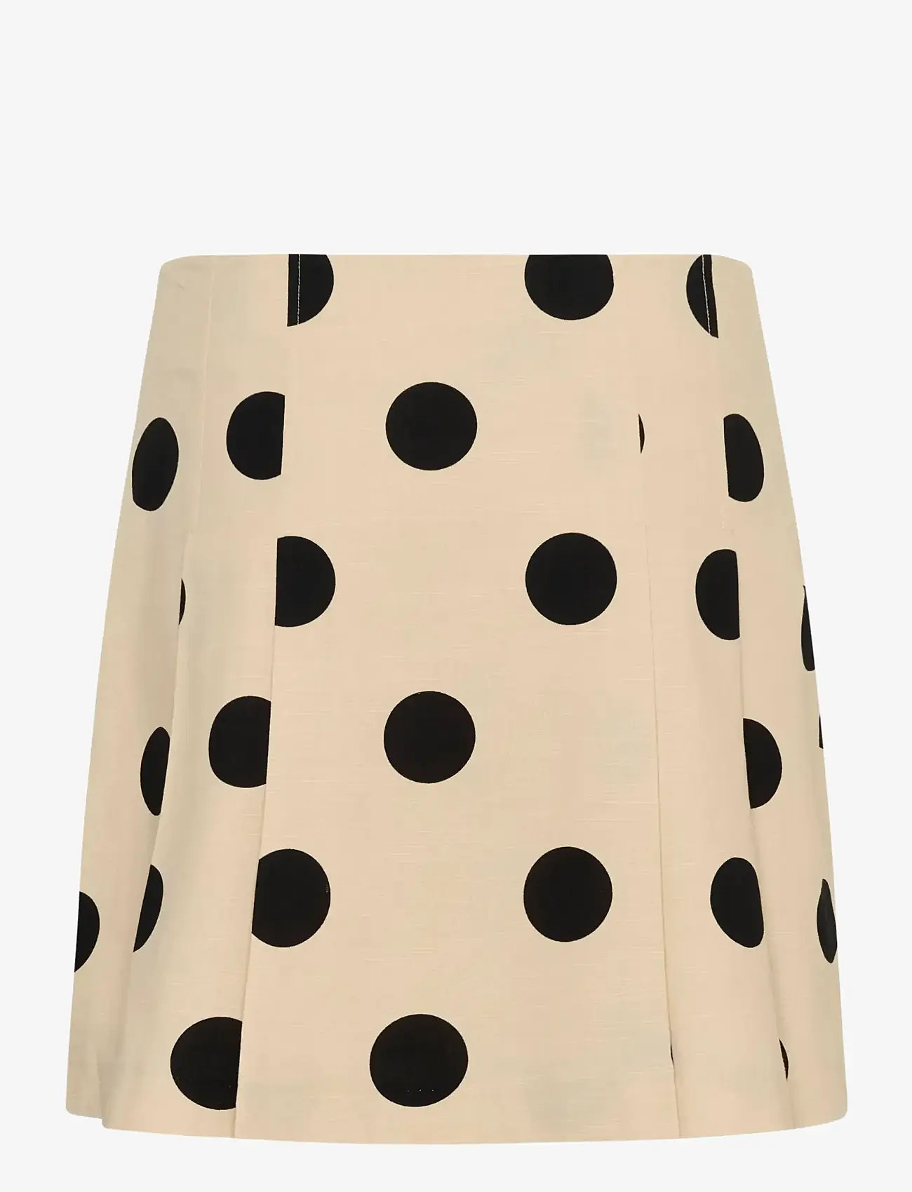 Culture - CUtika mini skirt - short skirts - whitecap/black dot - 2